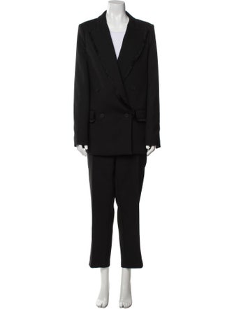 AllSaints Fringe Trim Accent Pantsuit