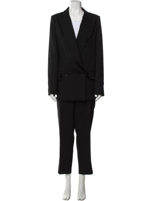 AllSaints Fringe Trim Accent Pantsuit