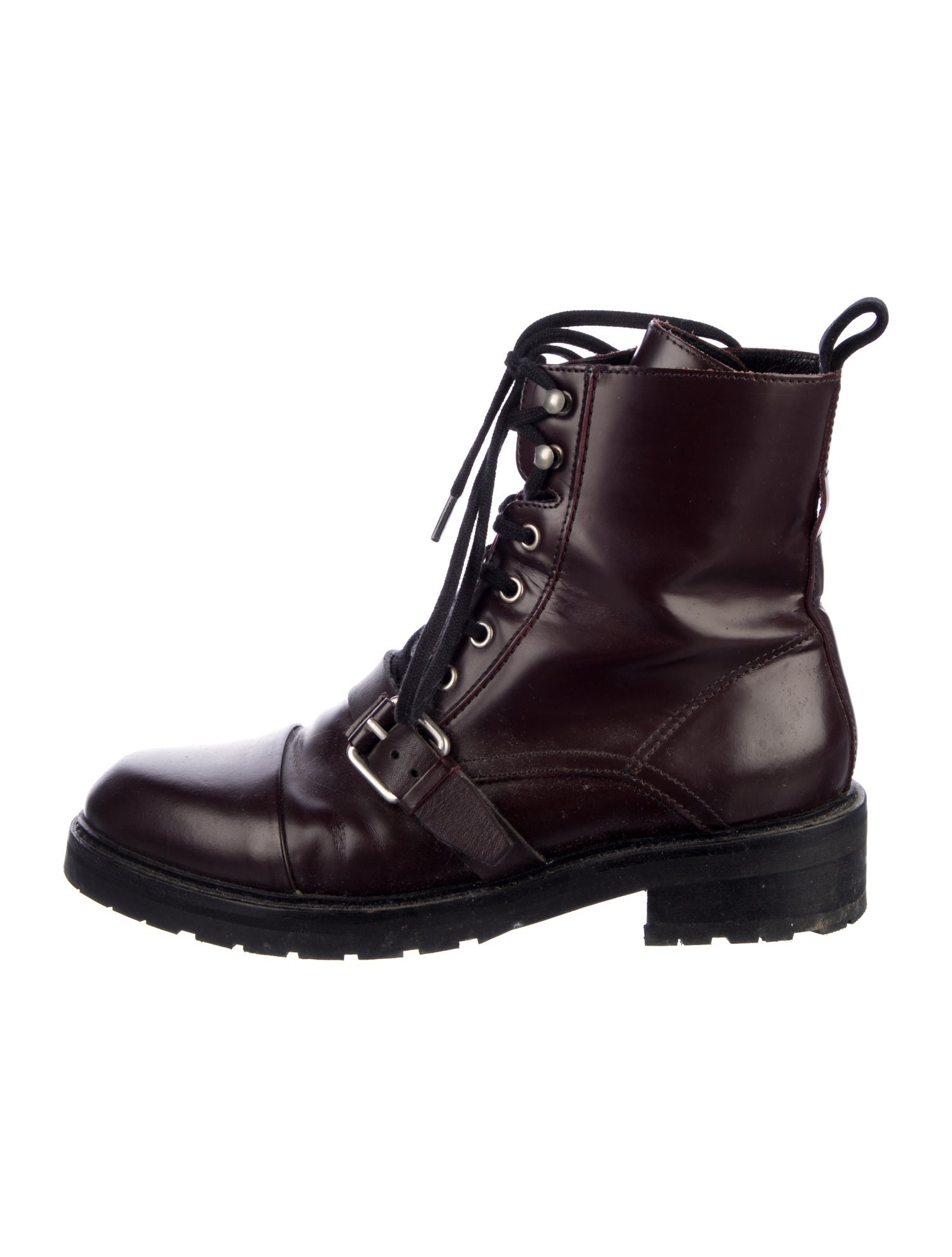 AllSaints Leather Combat Boots