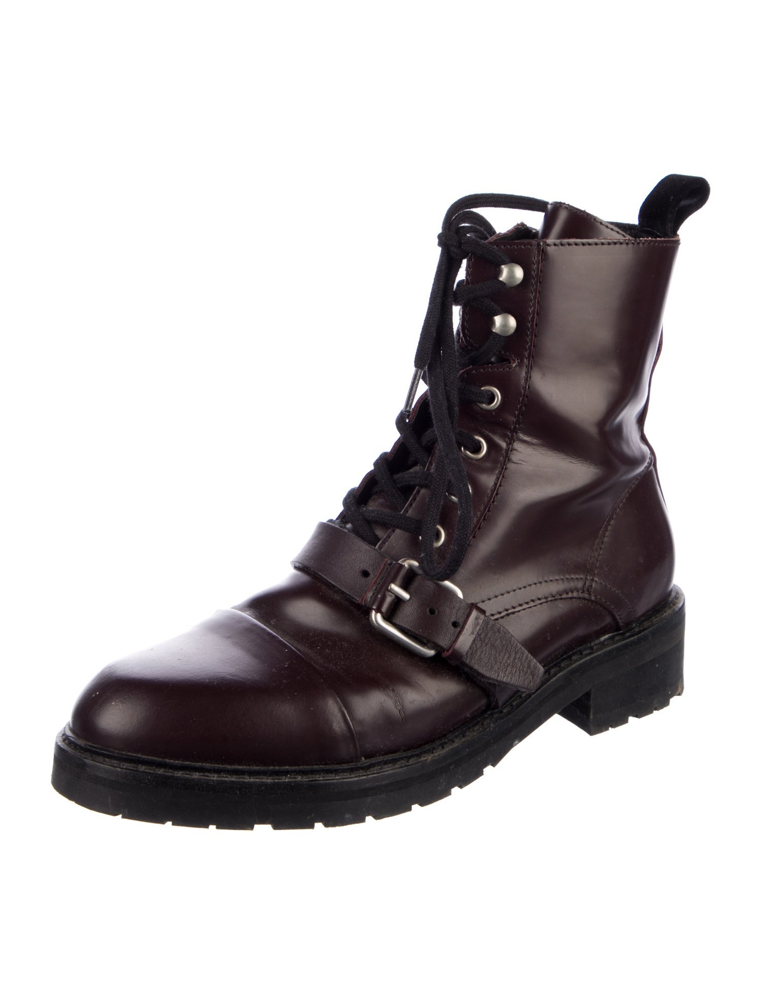 AllSaints Leather Combat Boots