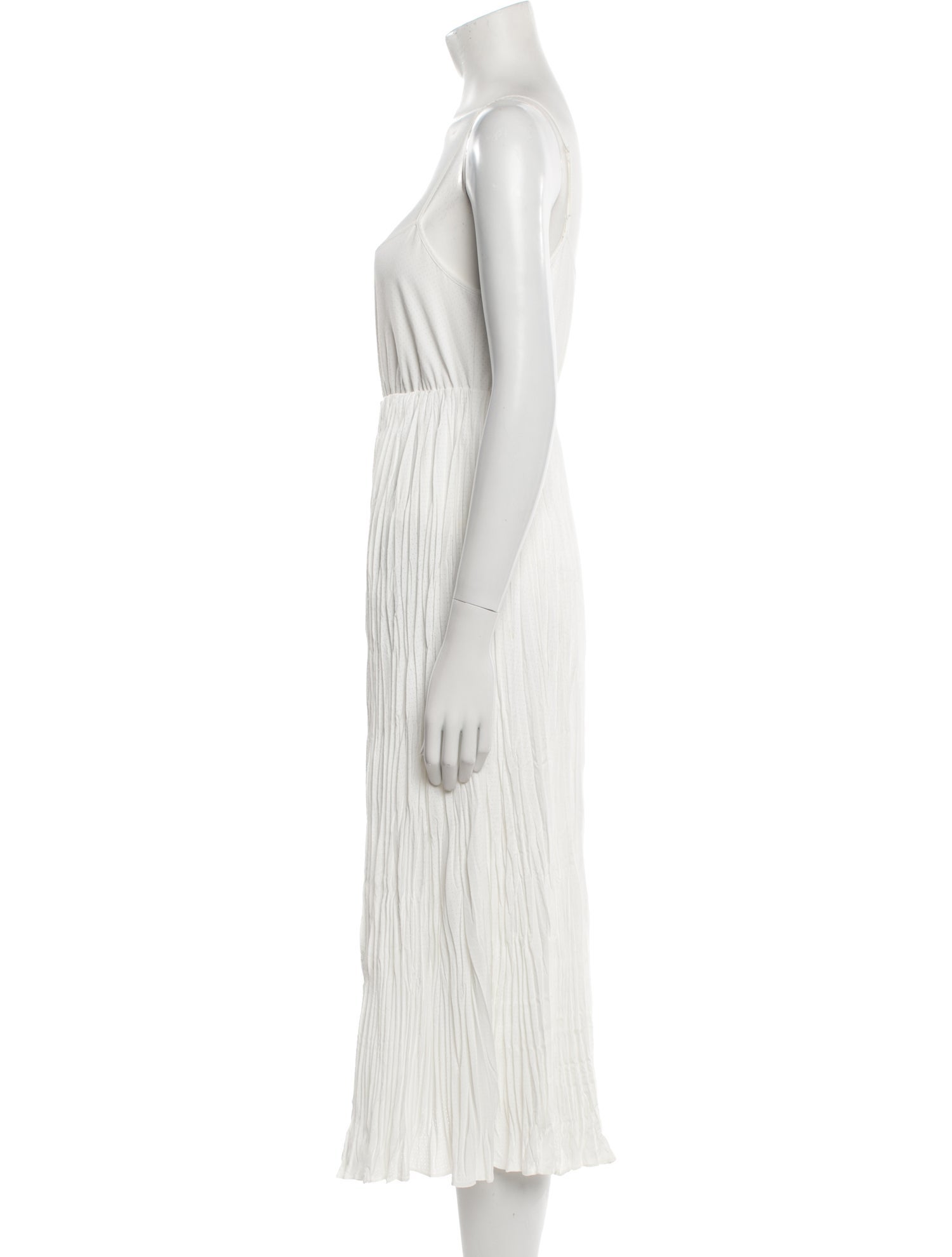 AllSaints Square Neckline Long Dress