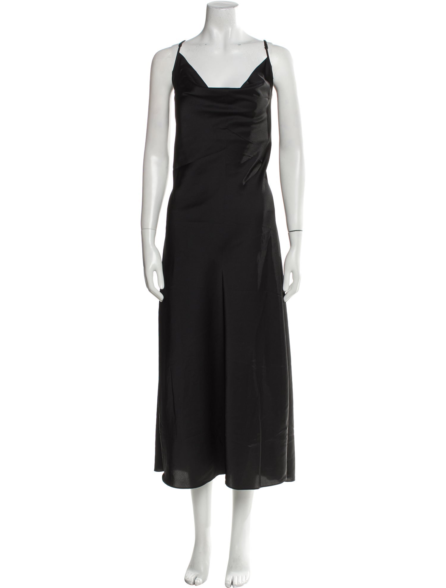 AllSaints Square Neckline Midi Length Dress