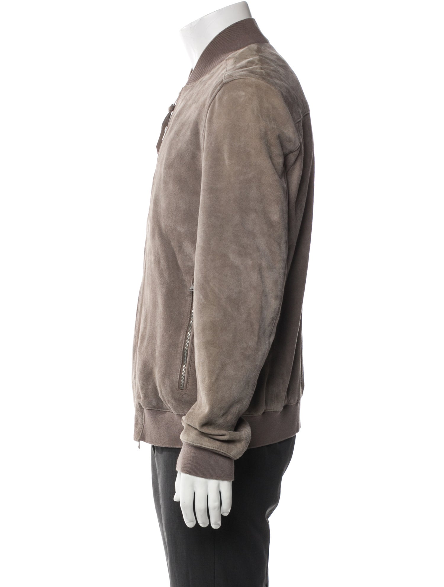 AllSaints Suede Bomber Jacket