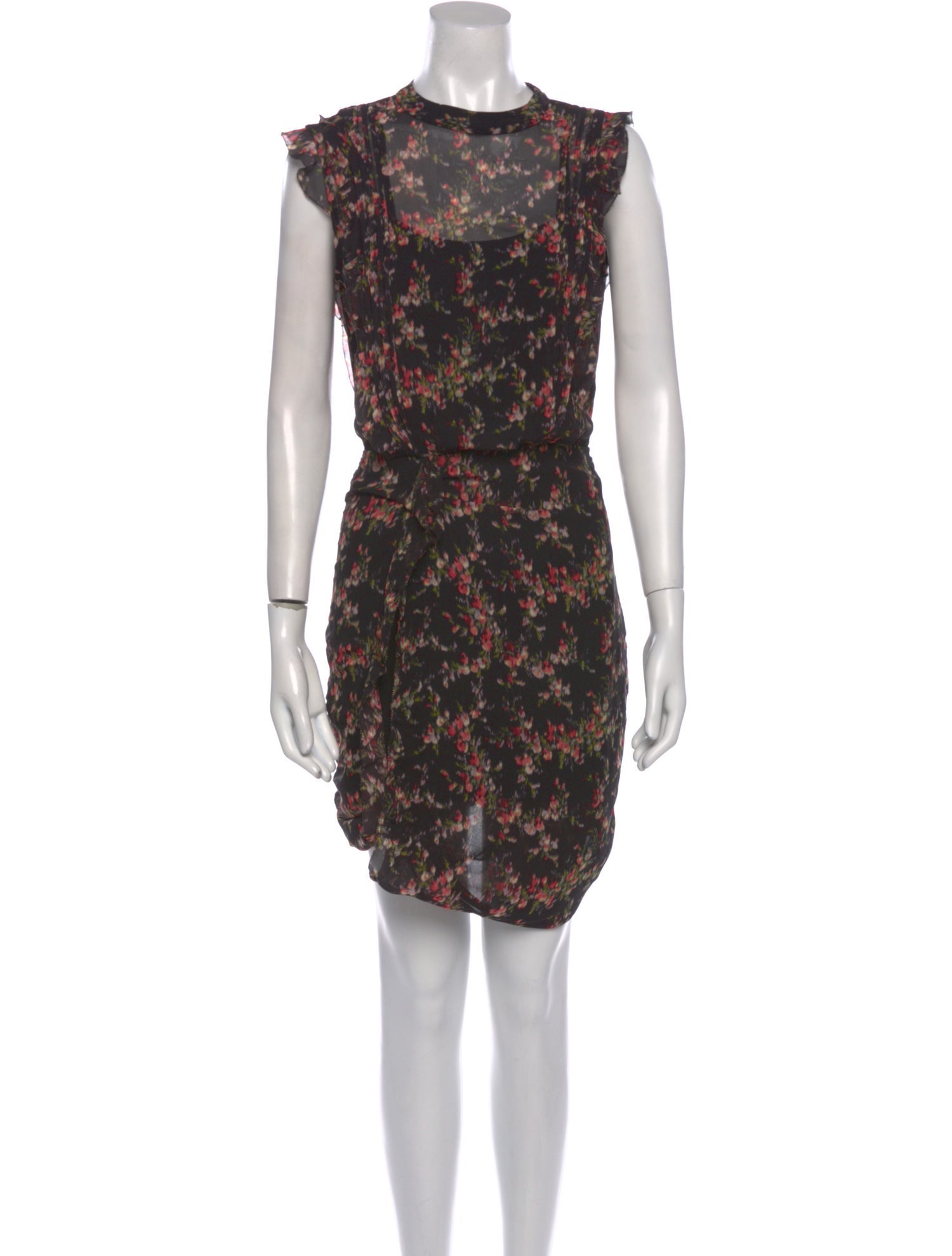 AllSaints Floral Print Mini Dress w/ Tags