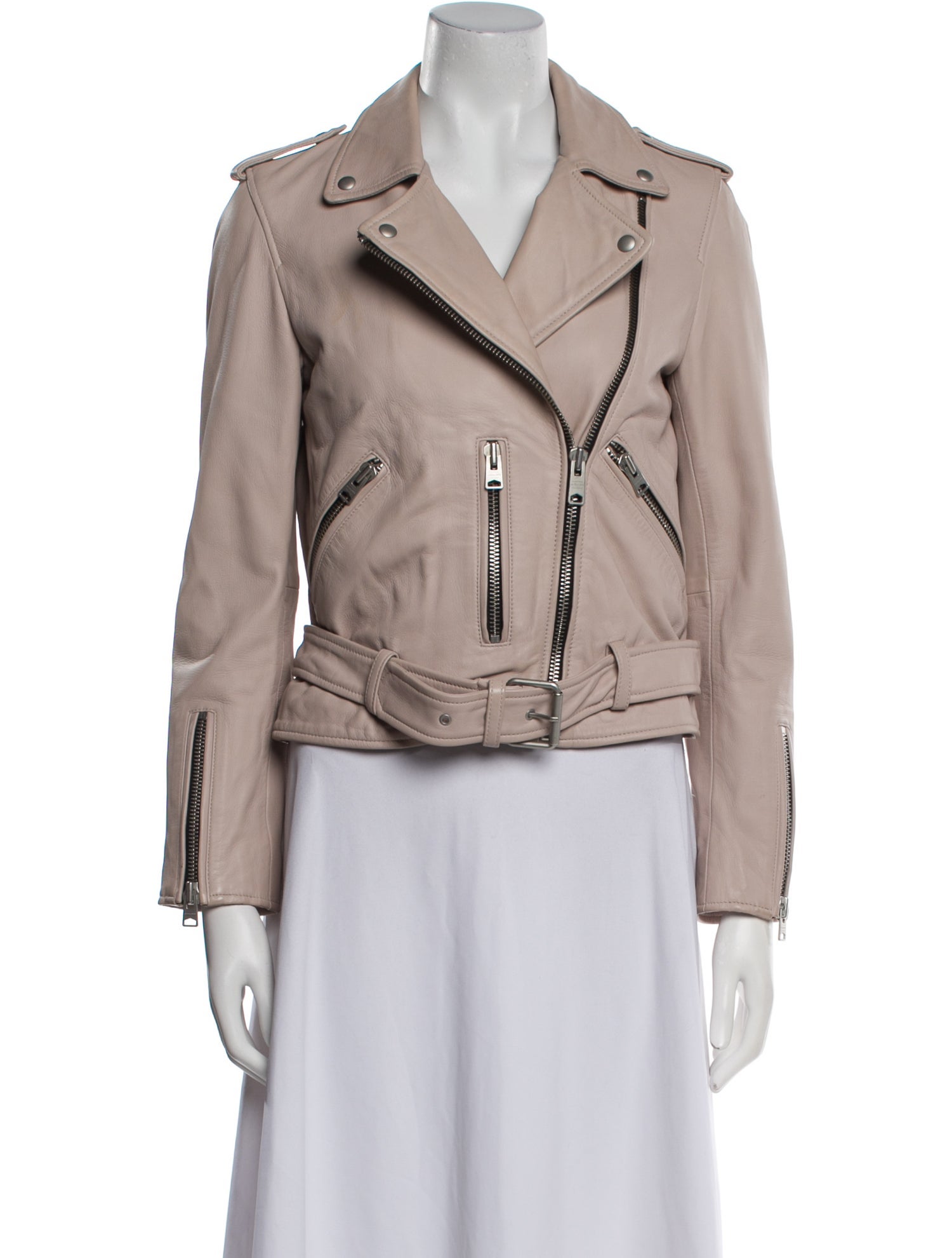 AllSaints Leather Biker Jacket