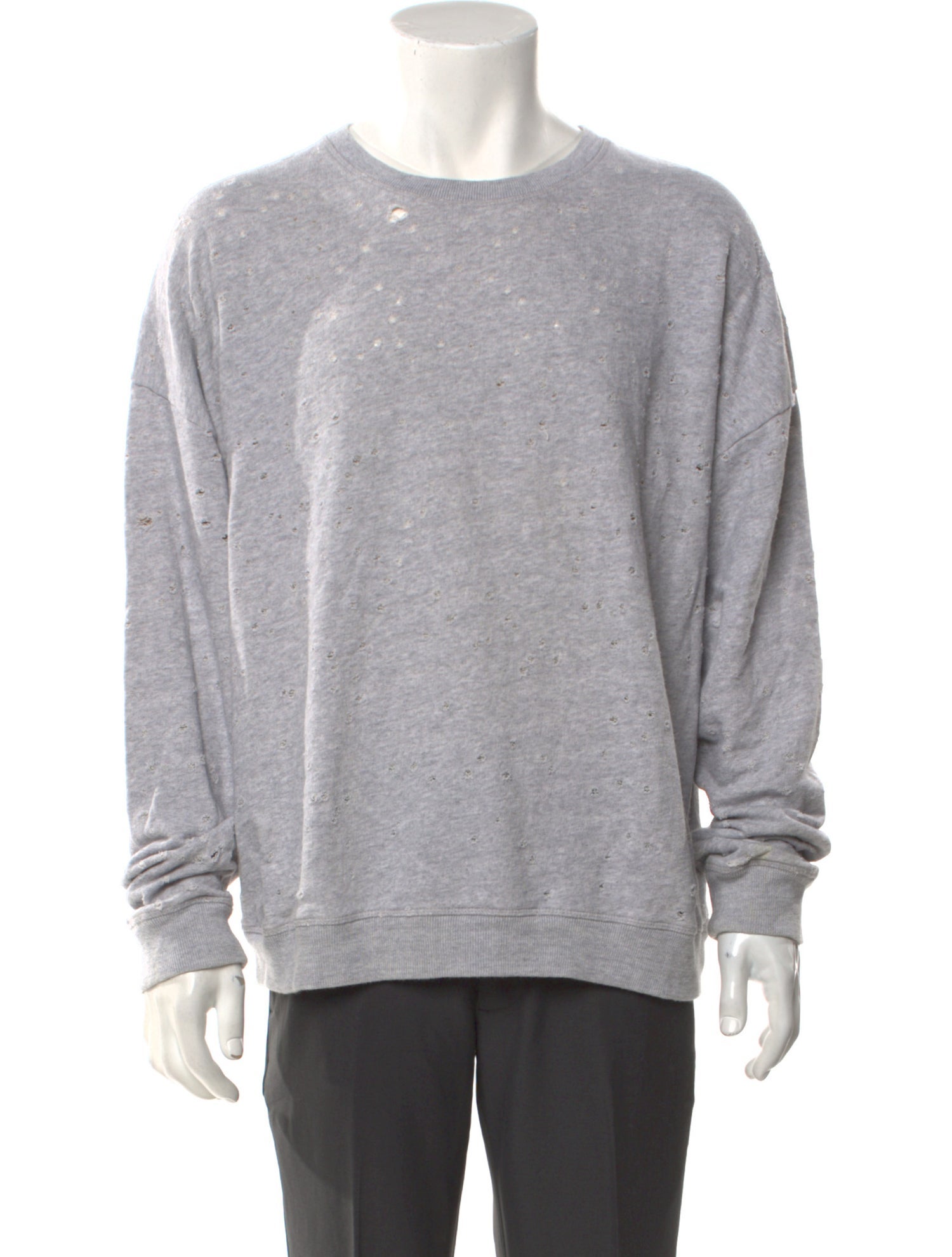 AllSaints Crew Neck Long Sleeve Sweatshirt