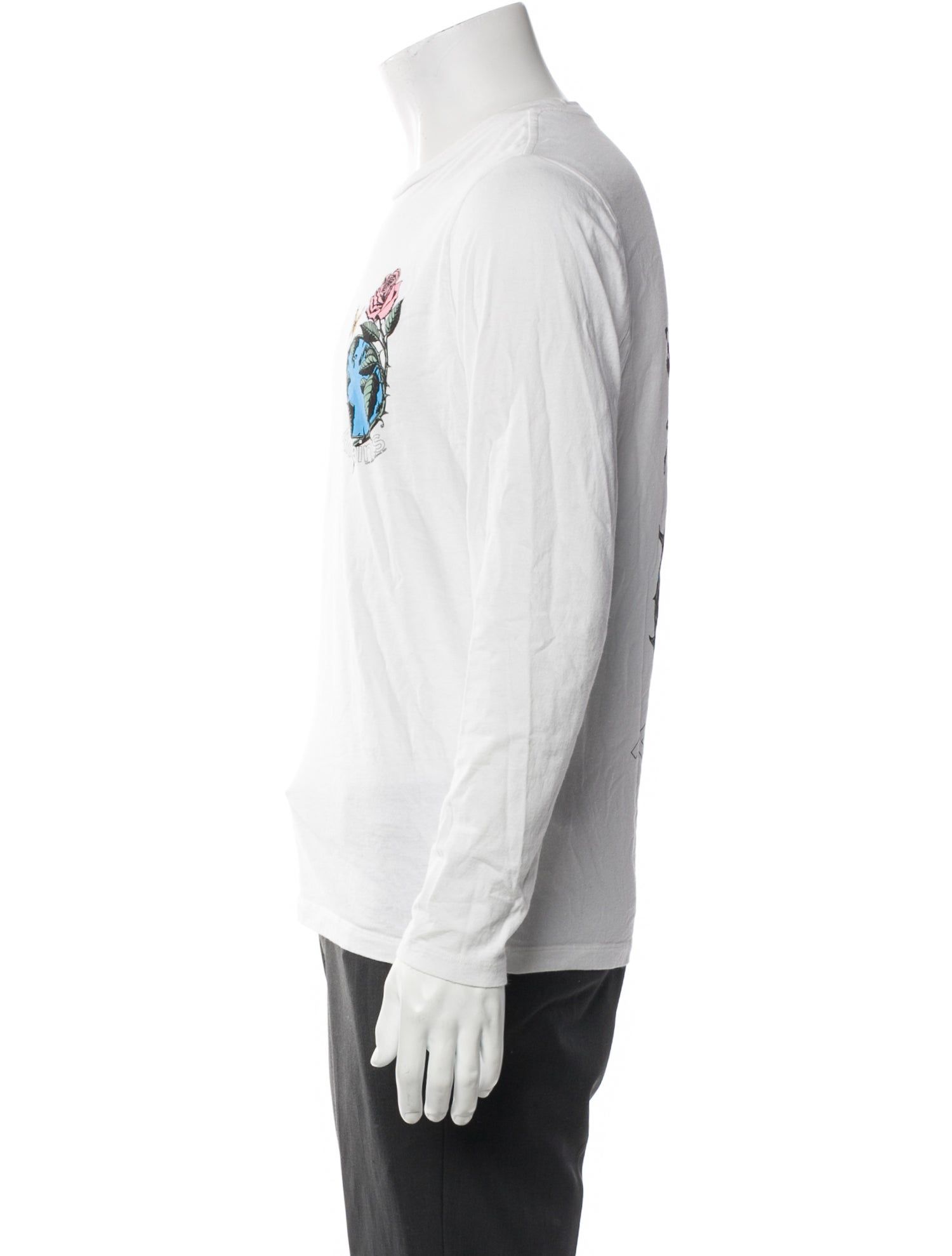 AllSaints Graphic Print Crew Neck T-Shirt