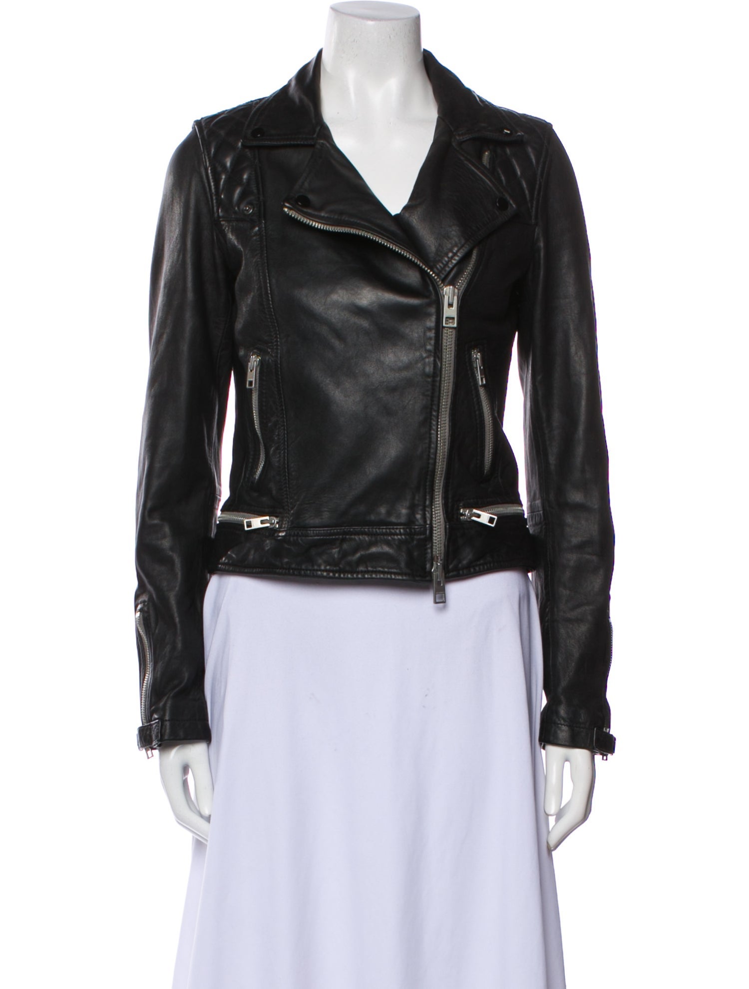 AllSaints Leather Biker Jacket