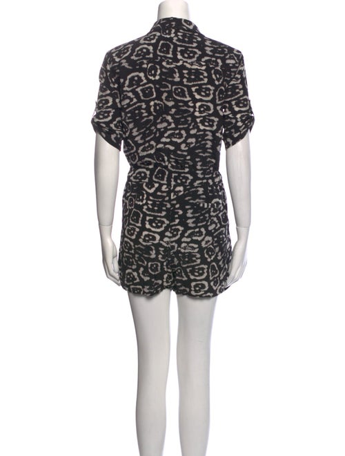 AllSaints Silk Printed Romper
