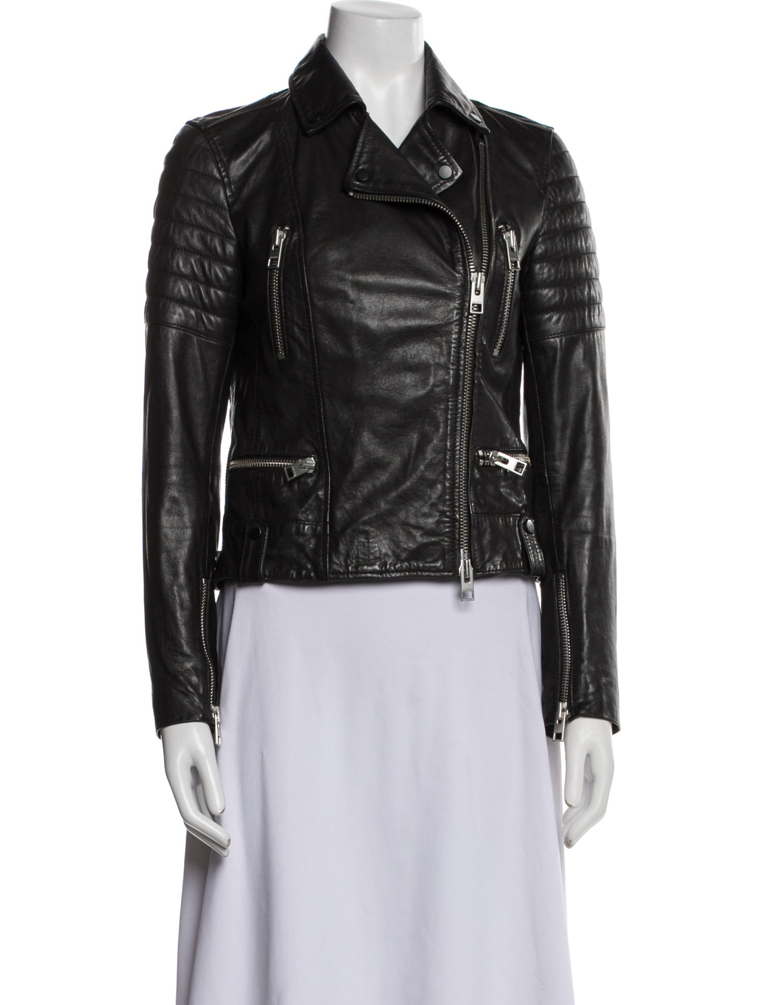 AllSaints Leather Biker Jacket