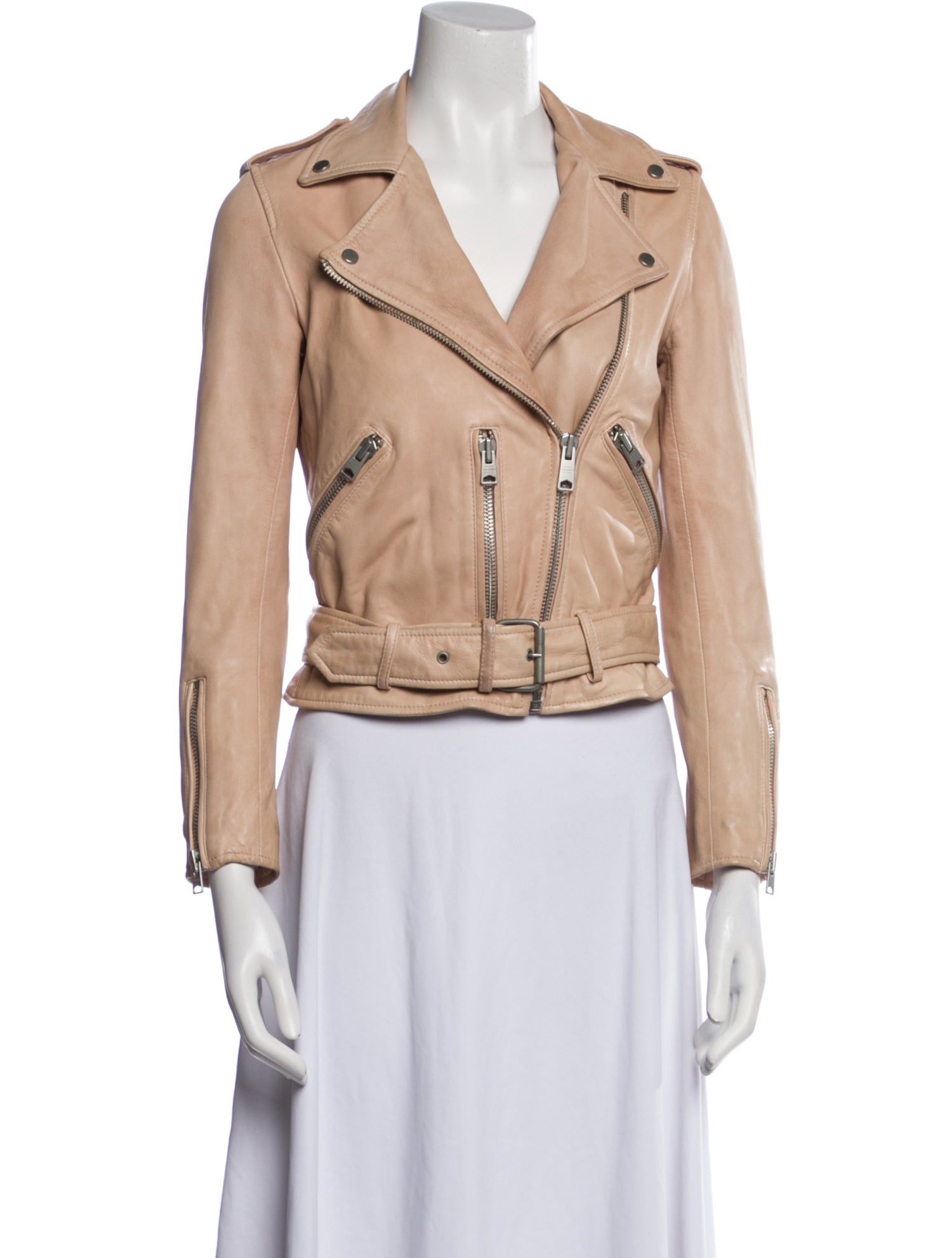 AllSaints Leather Biker Jacket