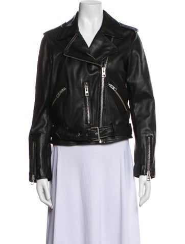 AllSaints Jackets Leather Biker Jacket XS