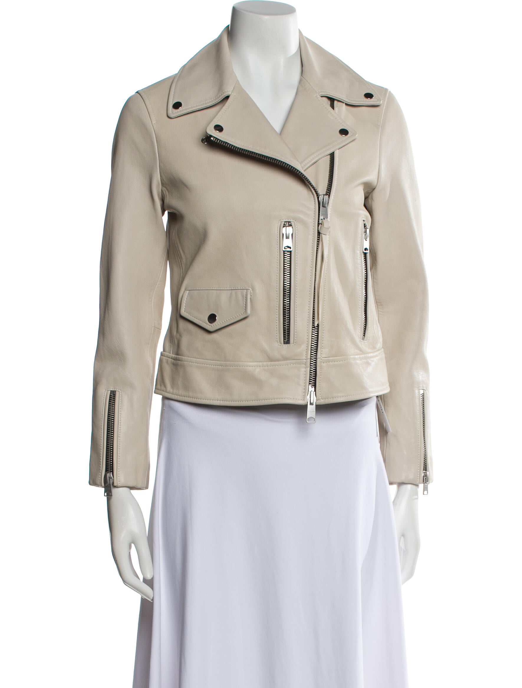 AllSaints Leather Biker Jacket