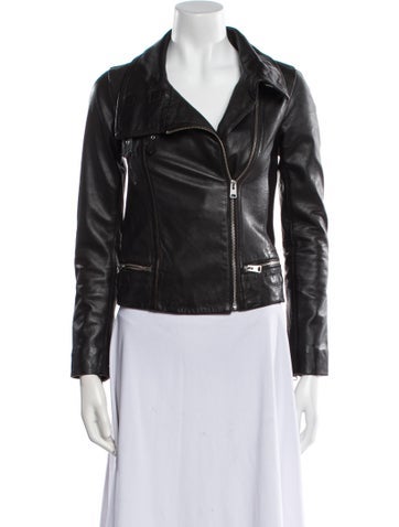 AllSaints Jackets Leather Biker Jacket XS