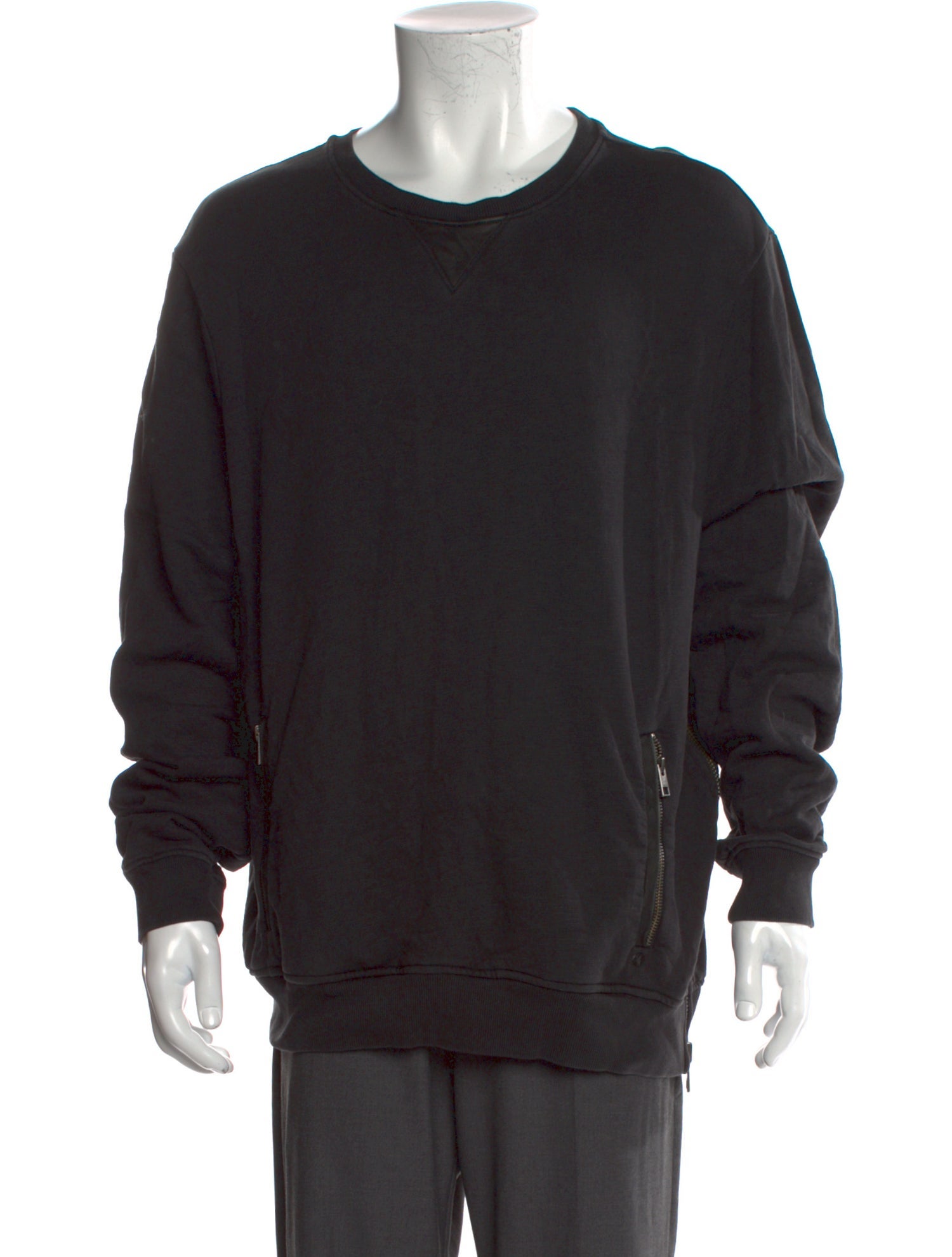 AllSaints Crew Neck Long Sleeve Sweatshirt