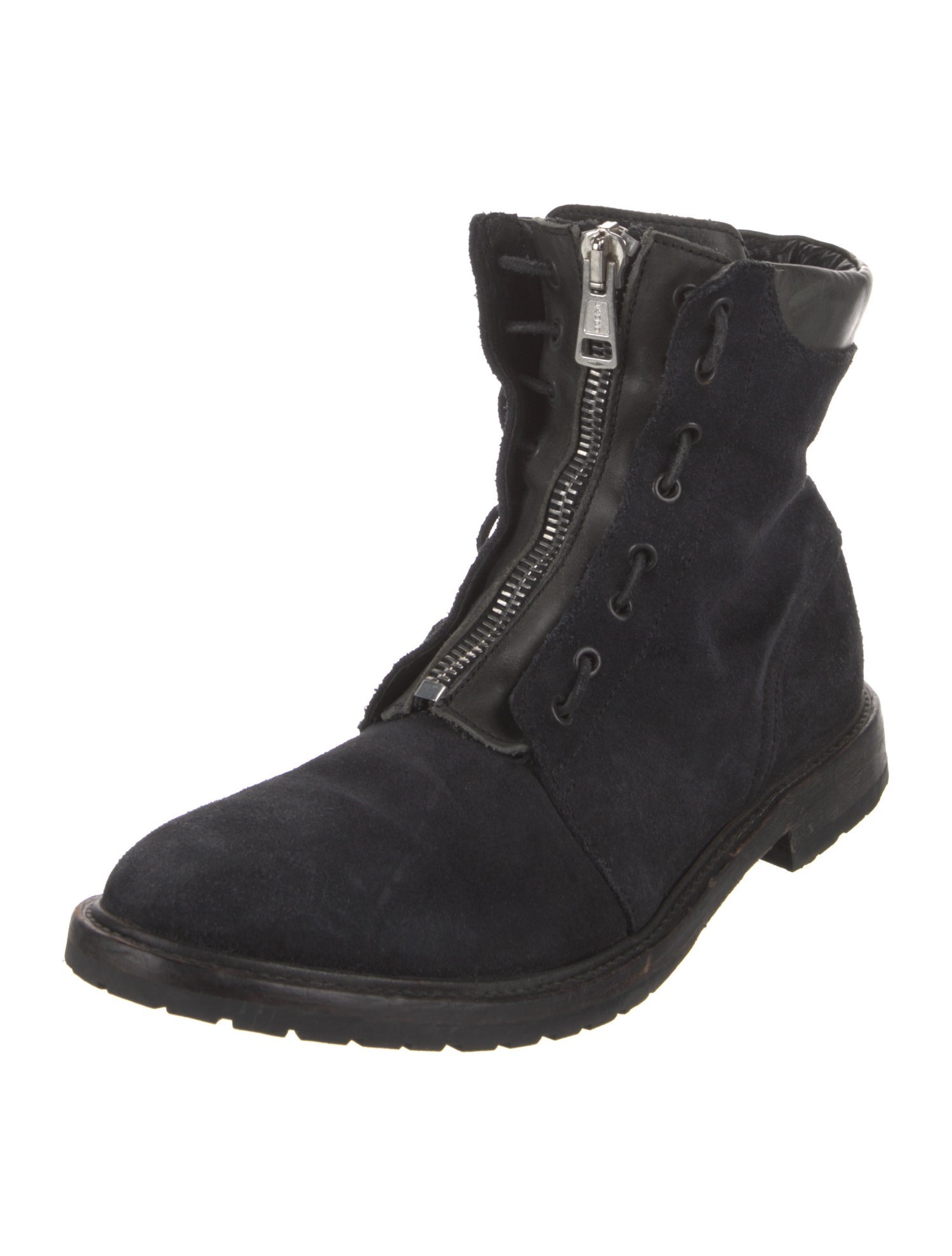 AllSaints Suede Lace-Up Boots