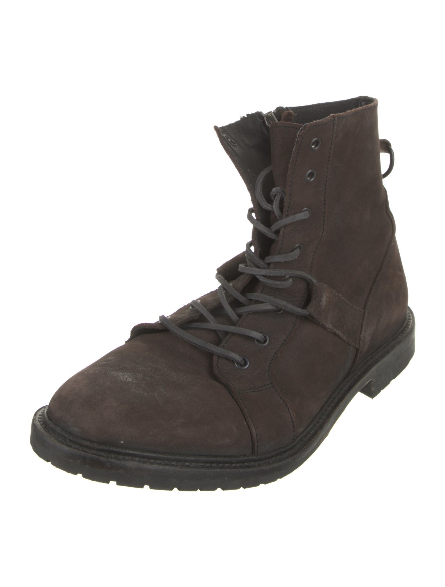 AllSaints Suede Lace-Up Boots