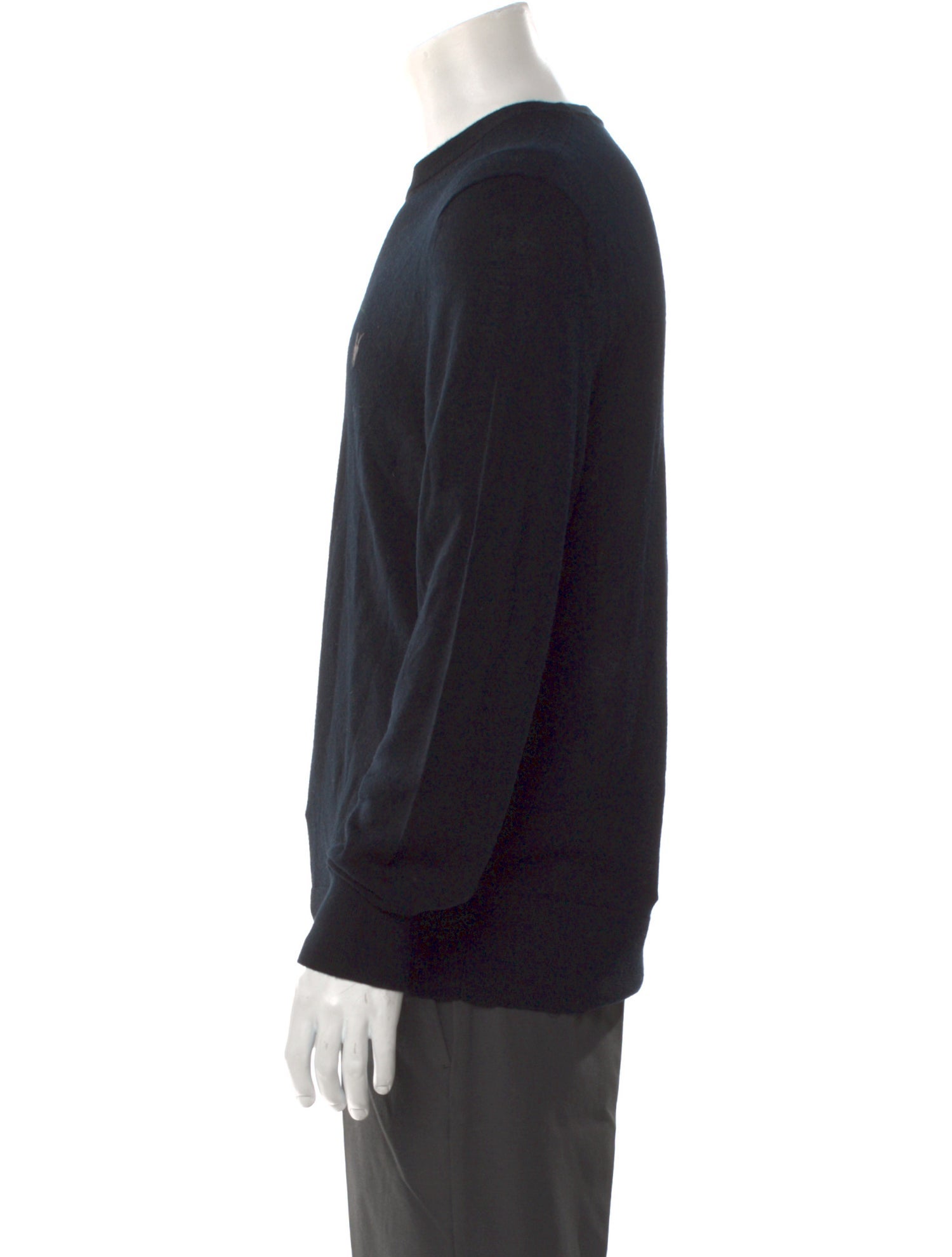 AllSaints Merino Wool Crew Neck Pullover