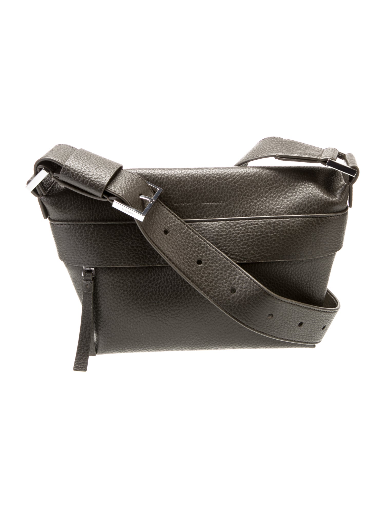 AllSaints Leather Messenger Bag