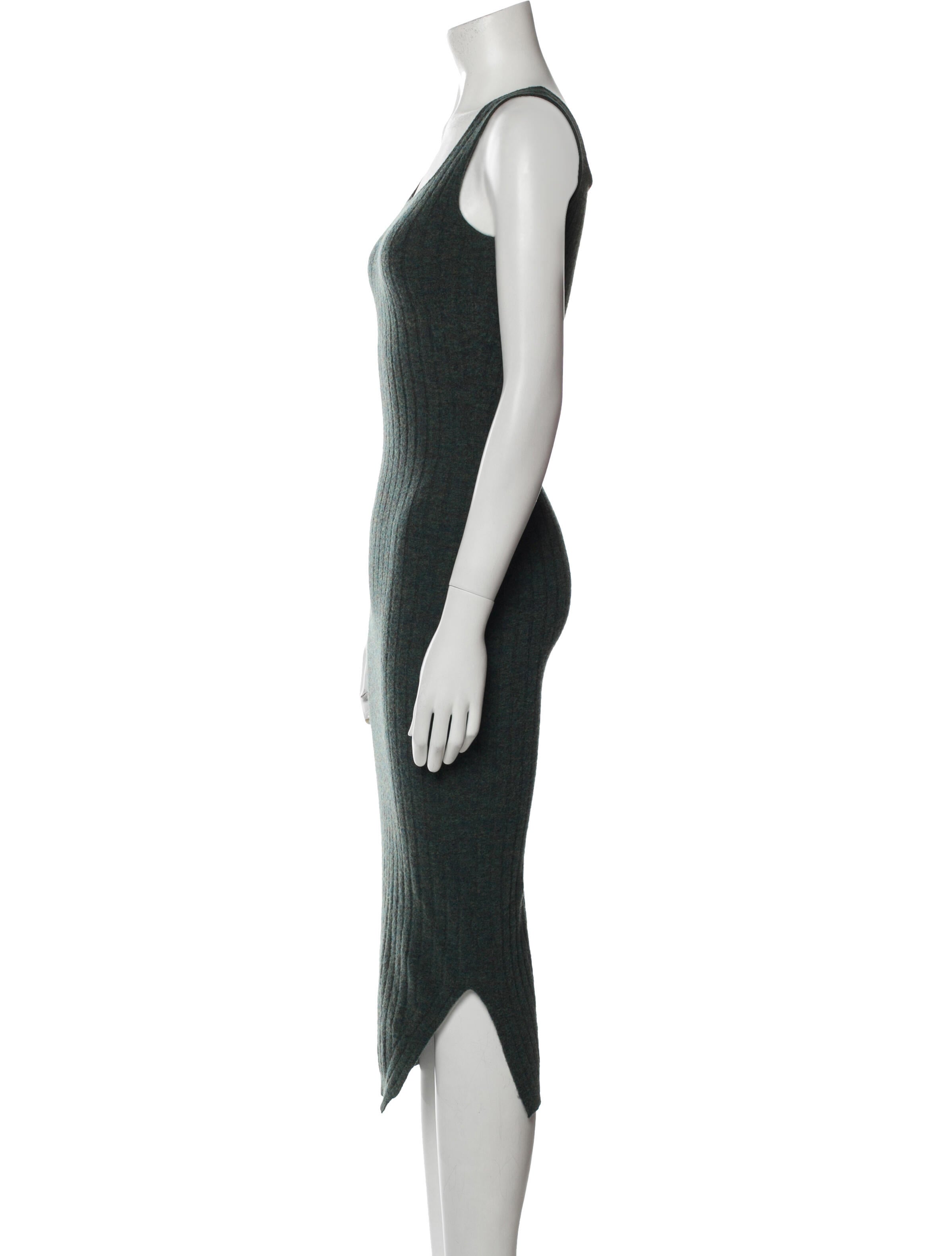 AllSaints Wool Midi Length Dress