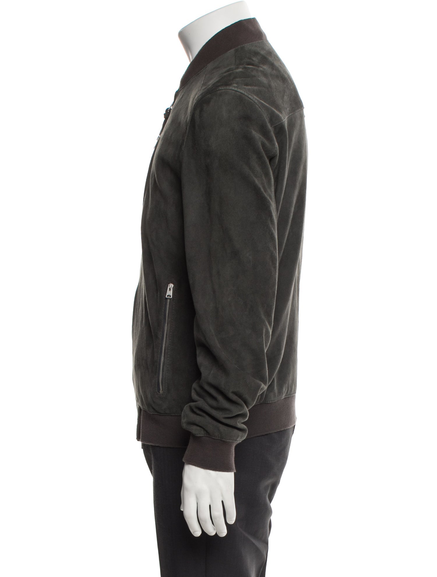 AllSaints Suede Bomber Jacket