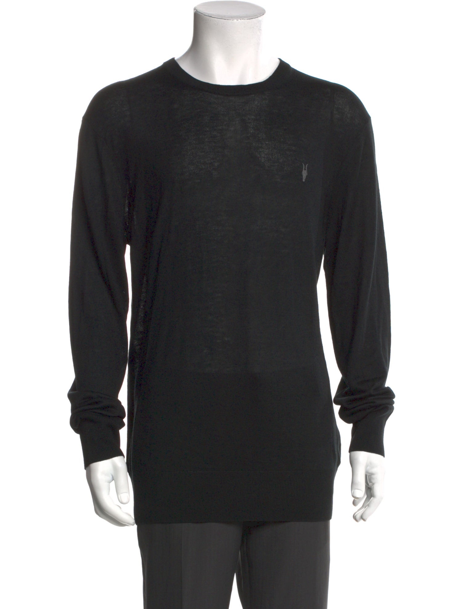 AllSaints Crew Neck Long Sleeve Pullover