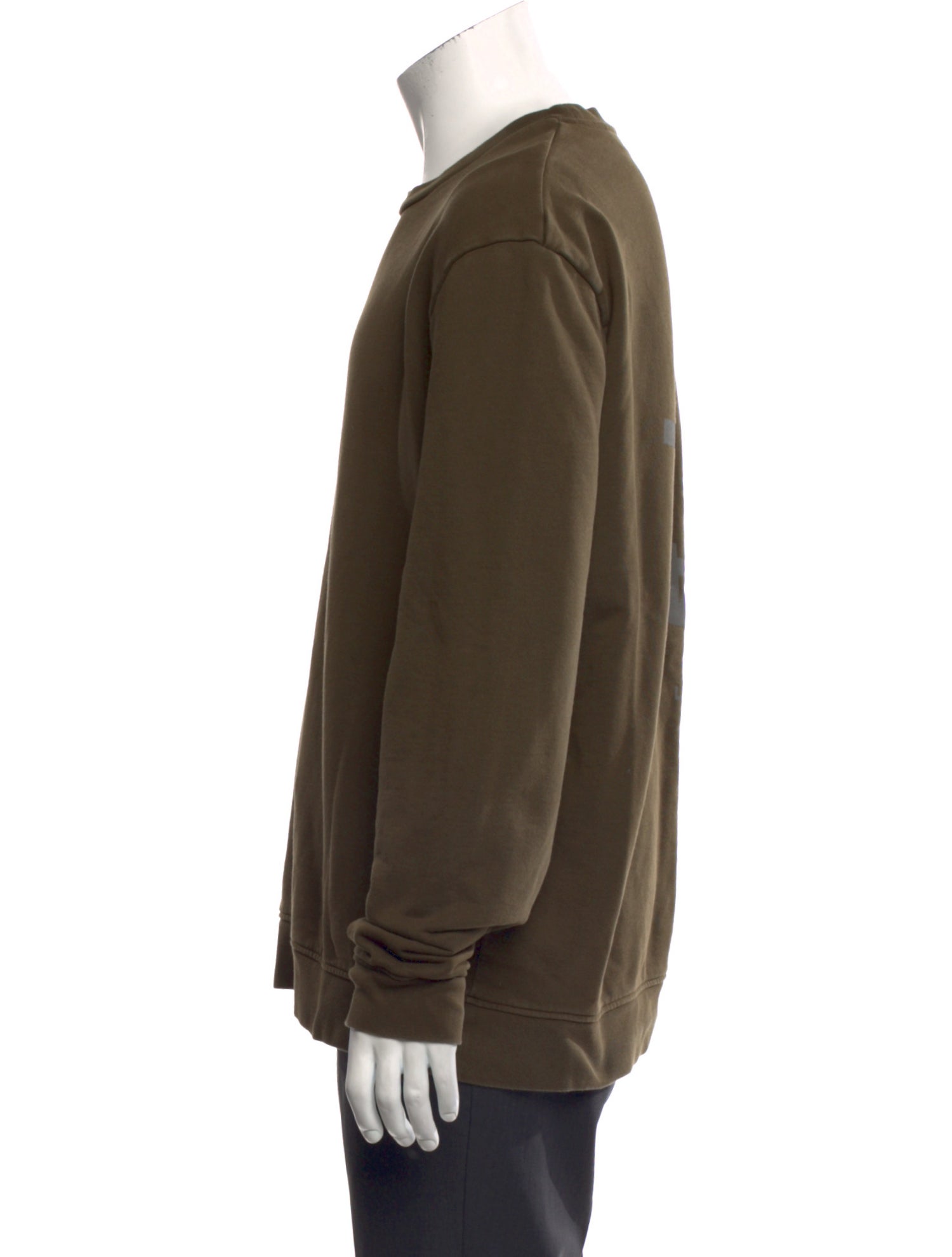 AllSaints Graphic Print Crew Neck Pullover