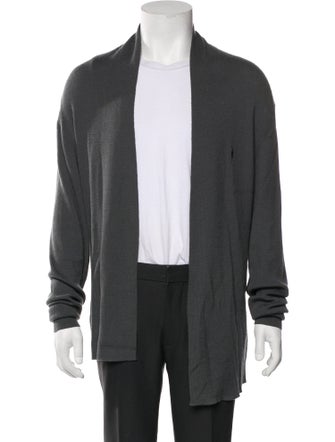 AllSaints Merino Wool Open Front Cardigan