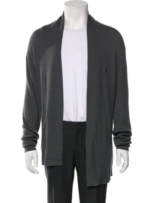 AllSaints Merino Wool Open Front Cardigan