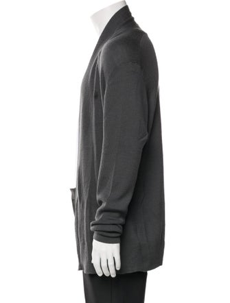 AllSaints Merino Wool Open Front Cardigan