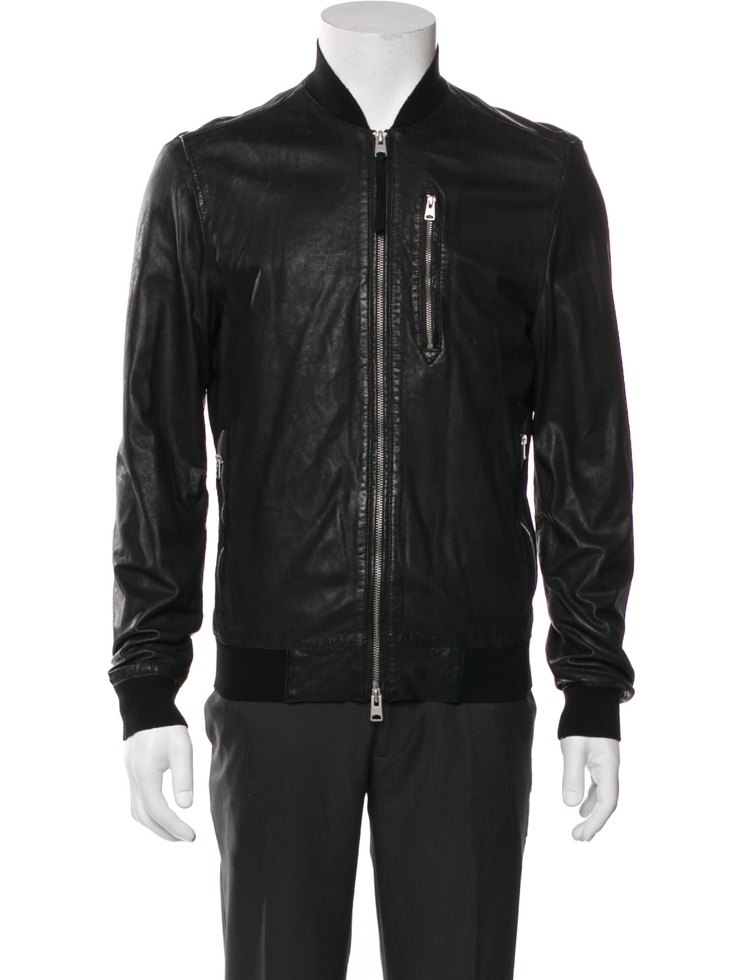 AllSaints Shearling Bomber Jacket