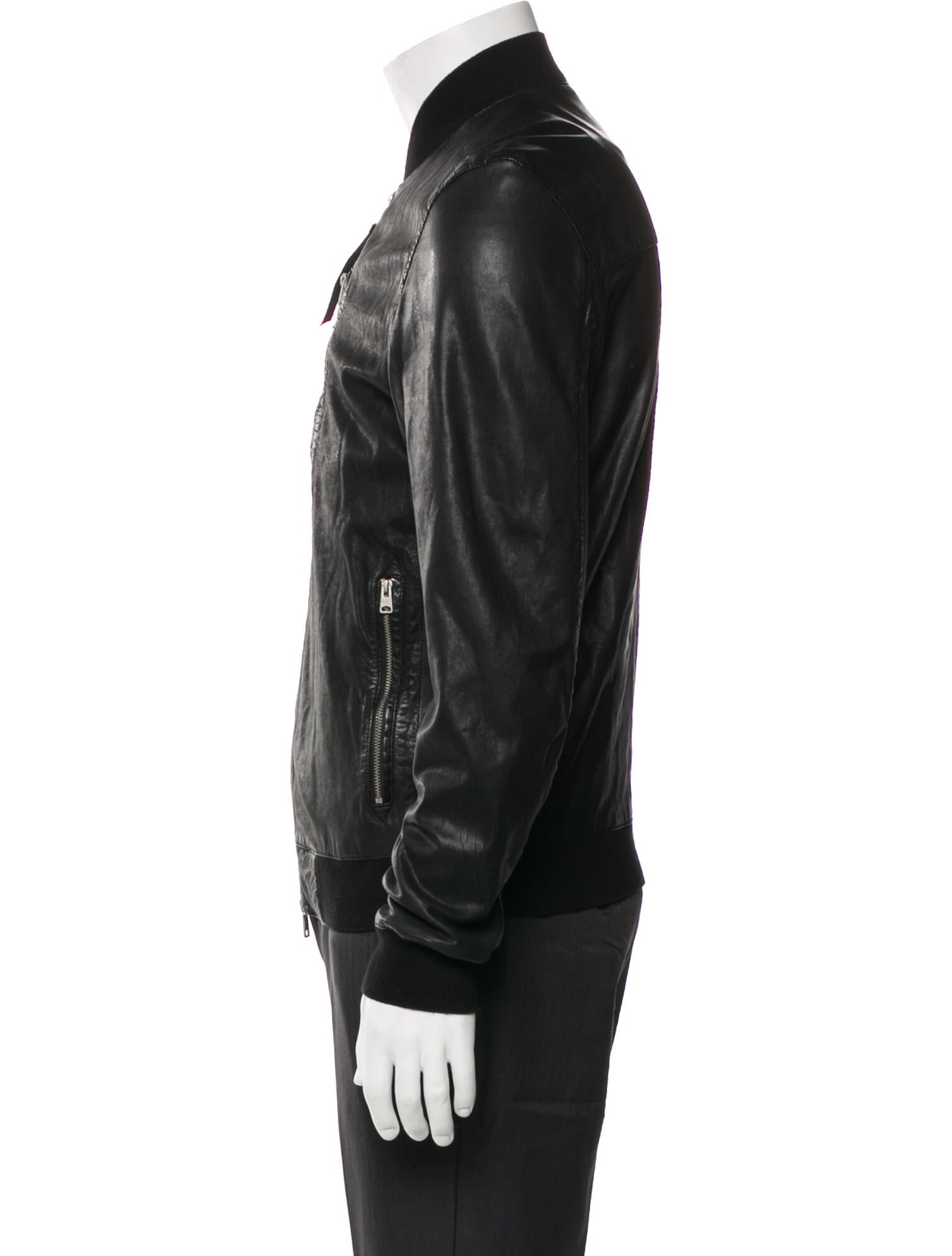 AllSaints Shearling Bomber Jacket