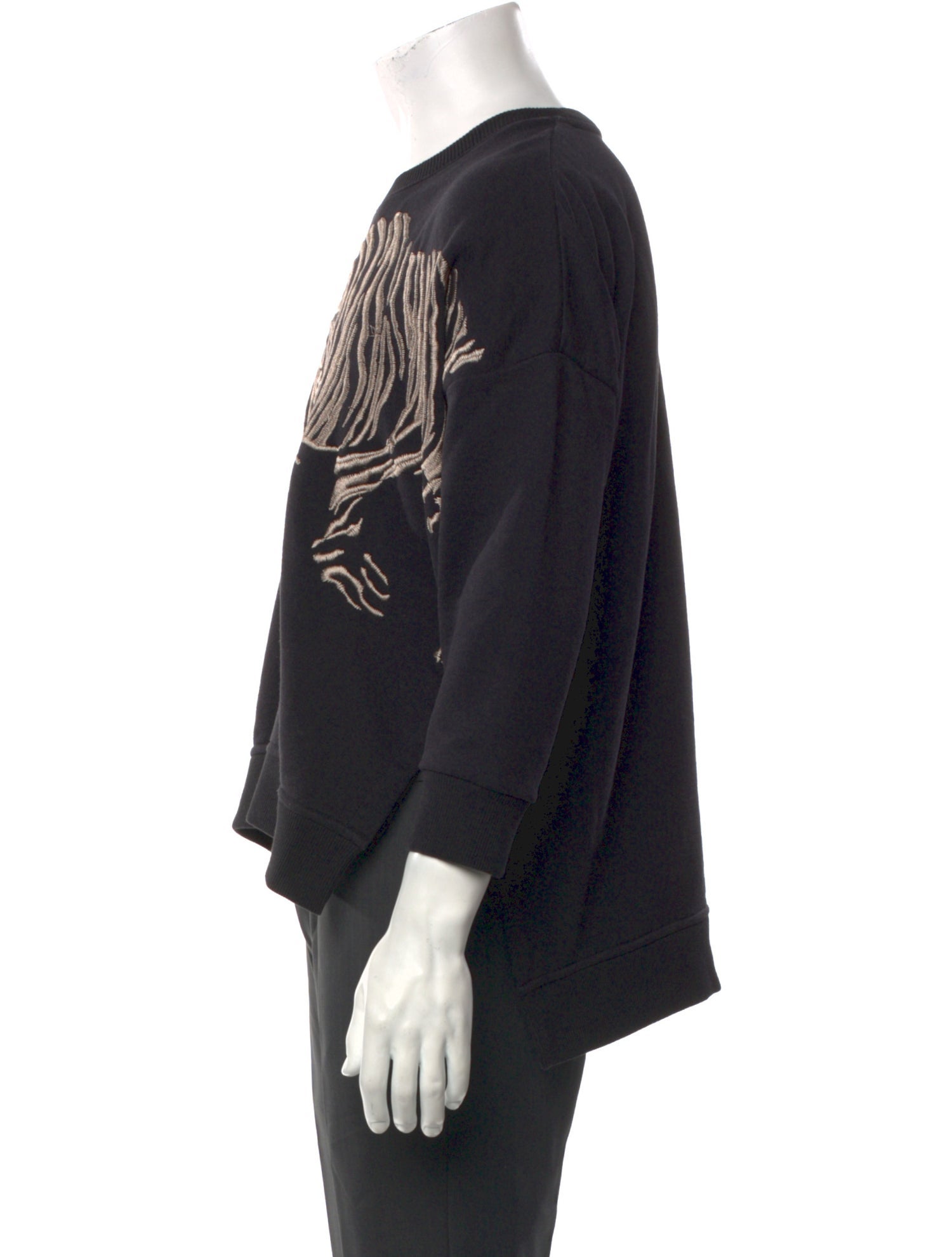 AllSaints Graphic Print Crew Neck Sweatshirt