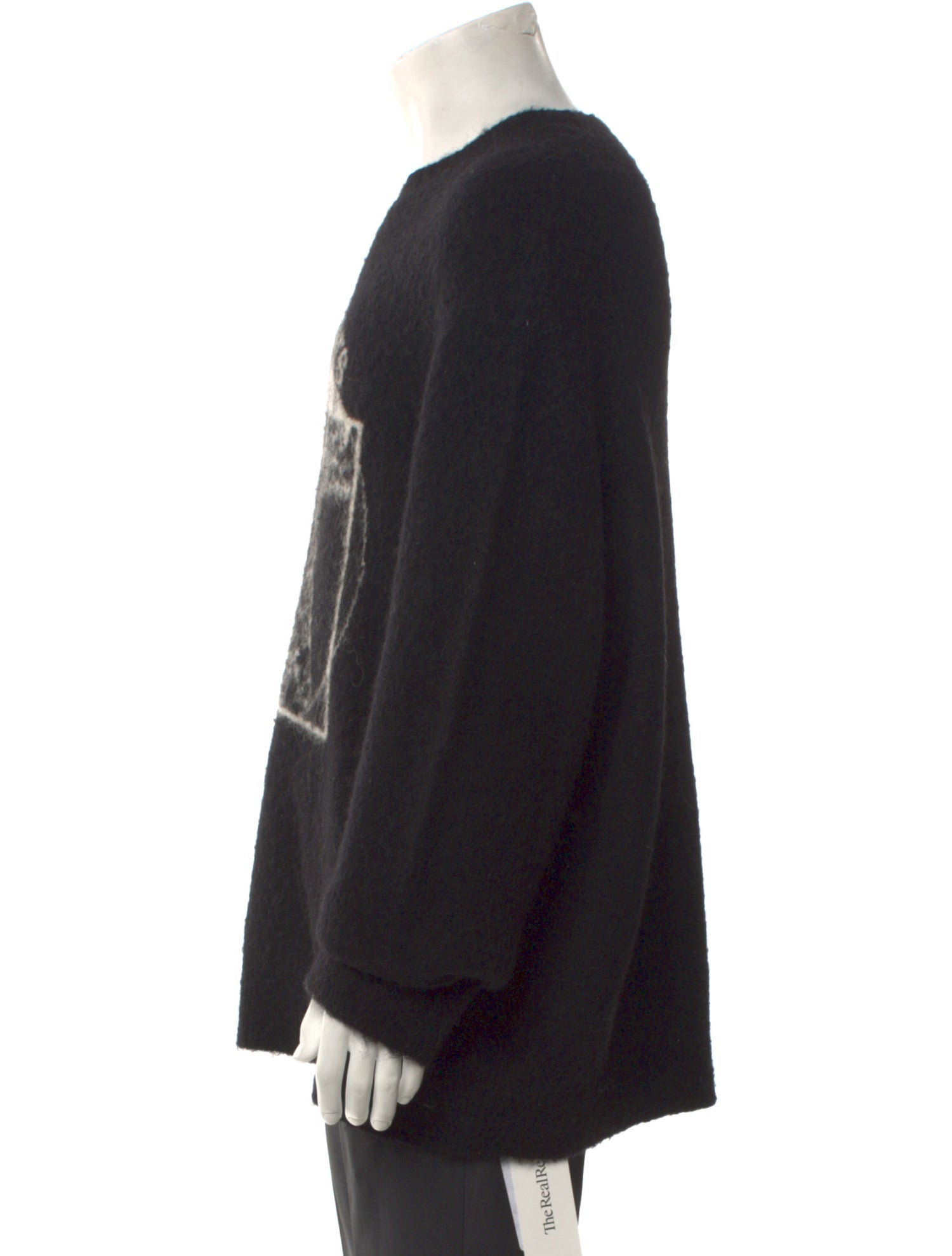 AllSaints Graphic Print Crew Neck Pullover