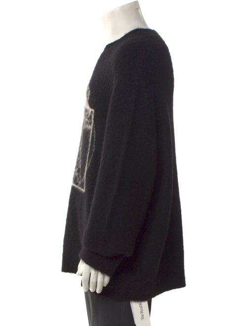 AllSaints Graphic Print Crew Neck Pullover