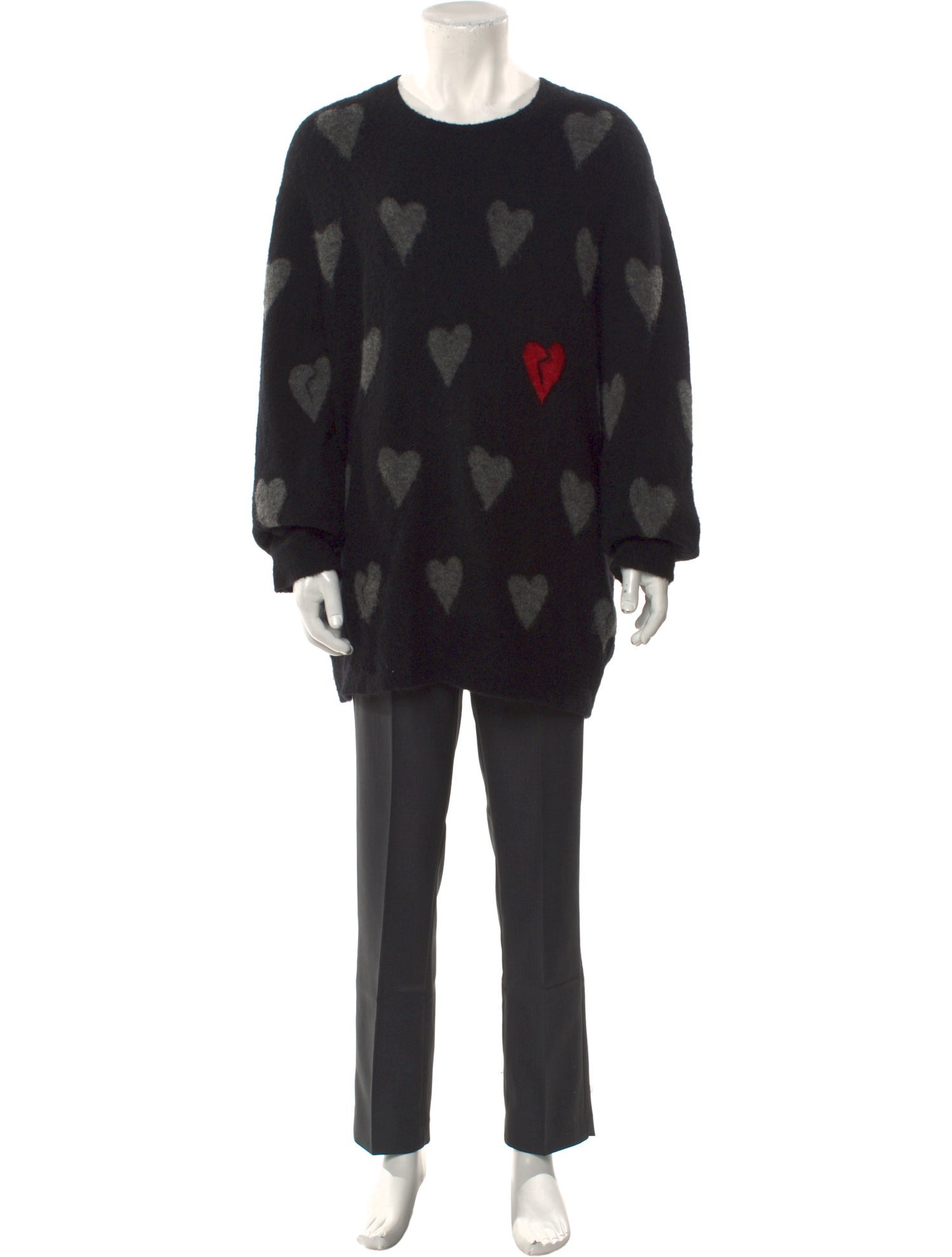 AllSaints Printed Crew Neck Pullover