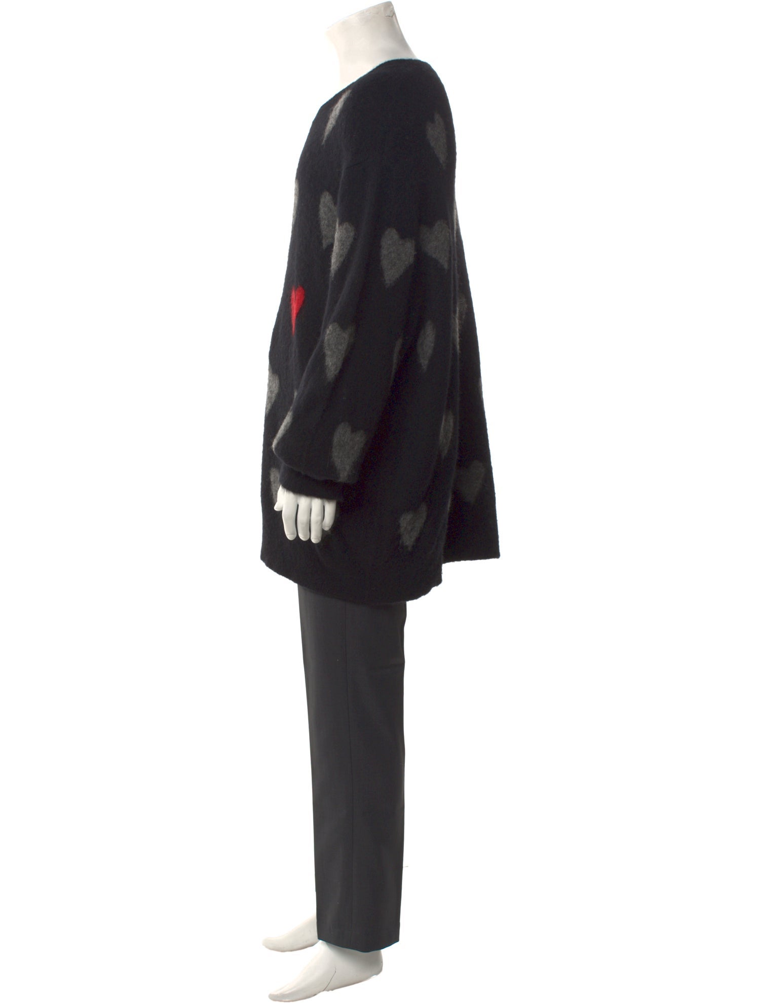 AllSaints Printed Crew Neck Pullover