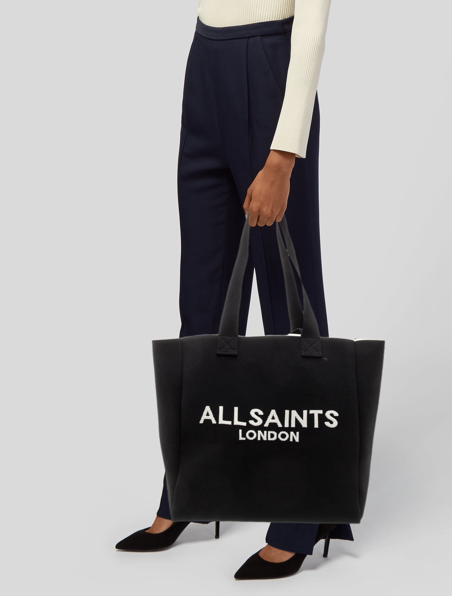 AllSaints Canvas Tote