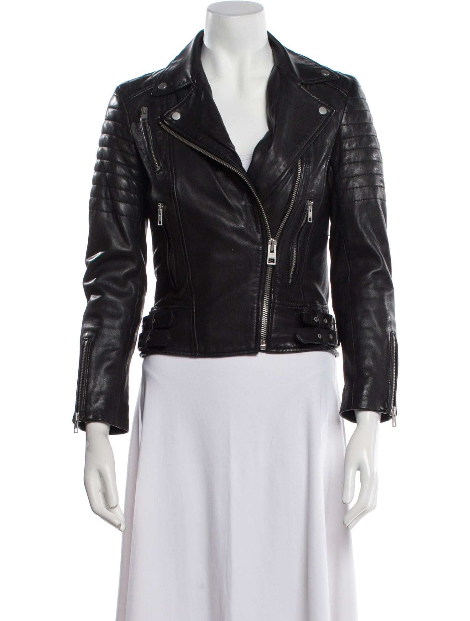 AllSaints Leather Biker Jacket