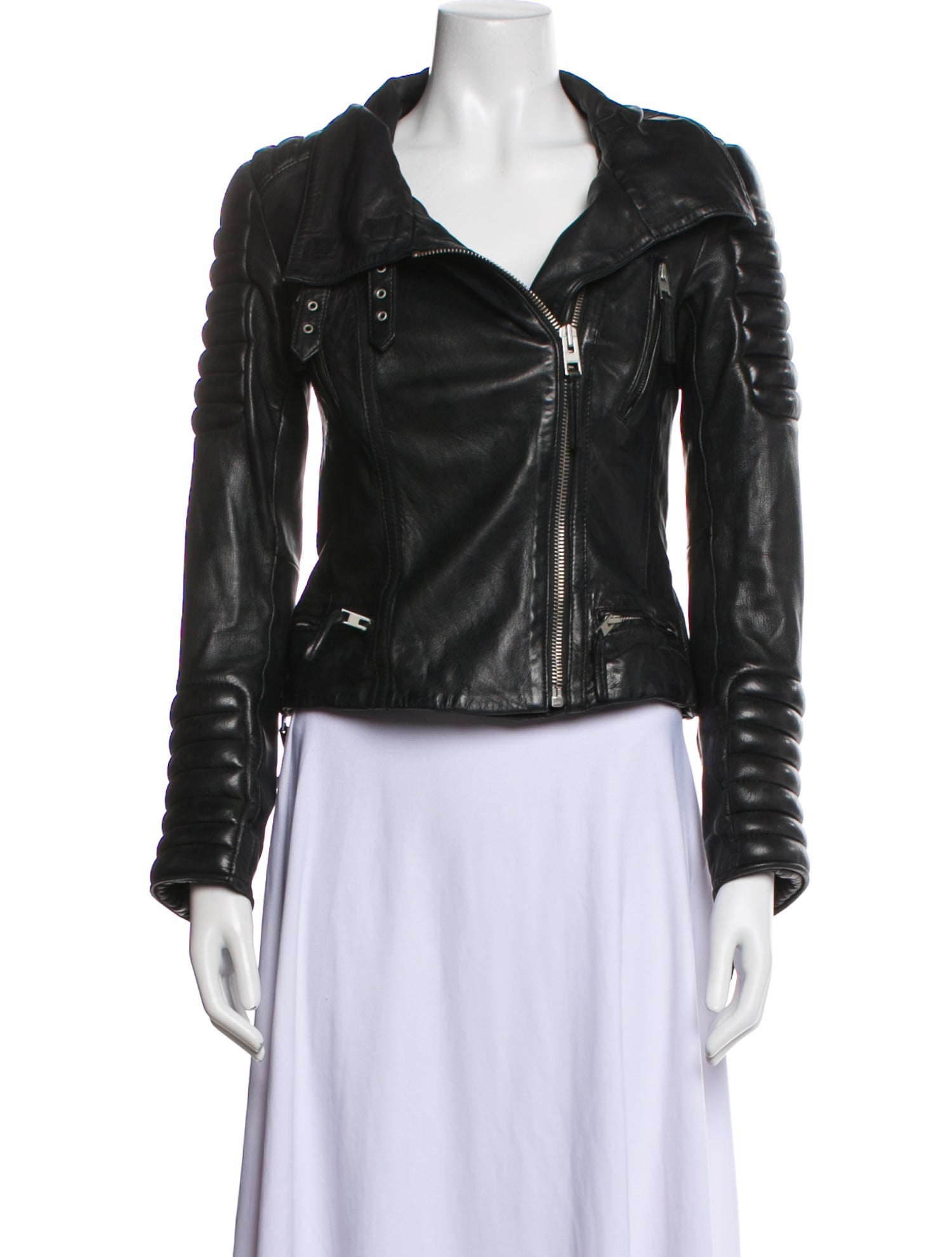 AllSaints Leather Biker Jacket