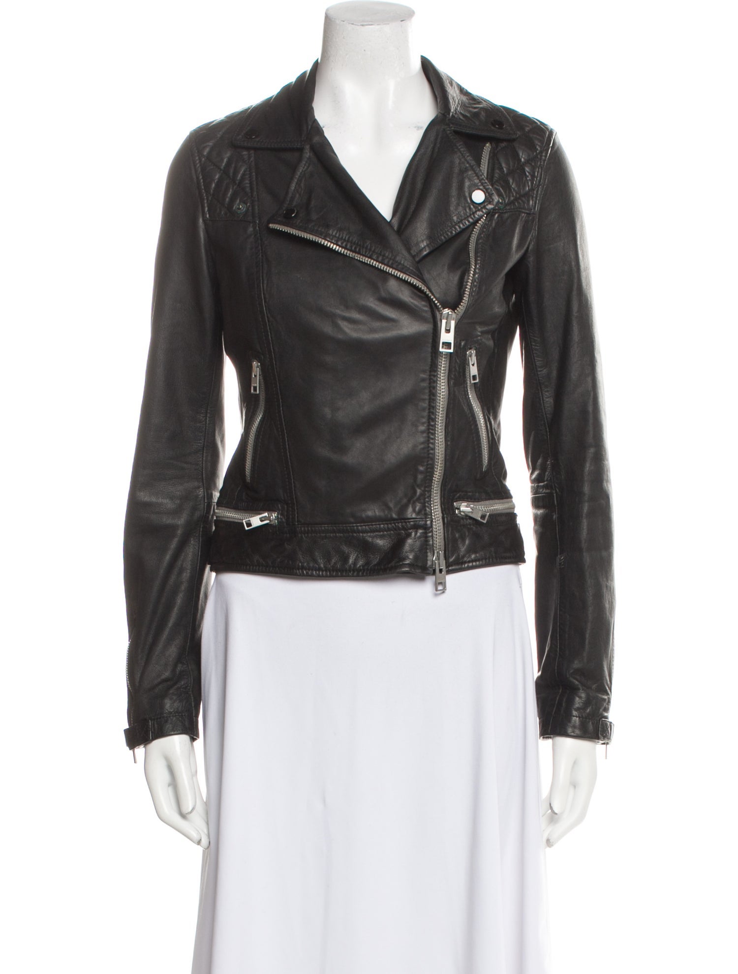 AllSaints Leather Biker Jacket