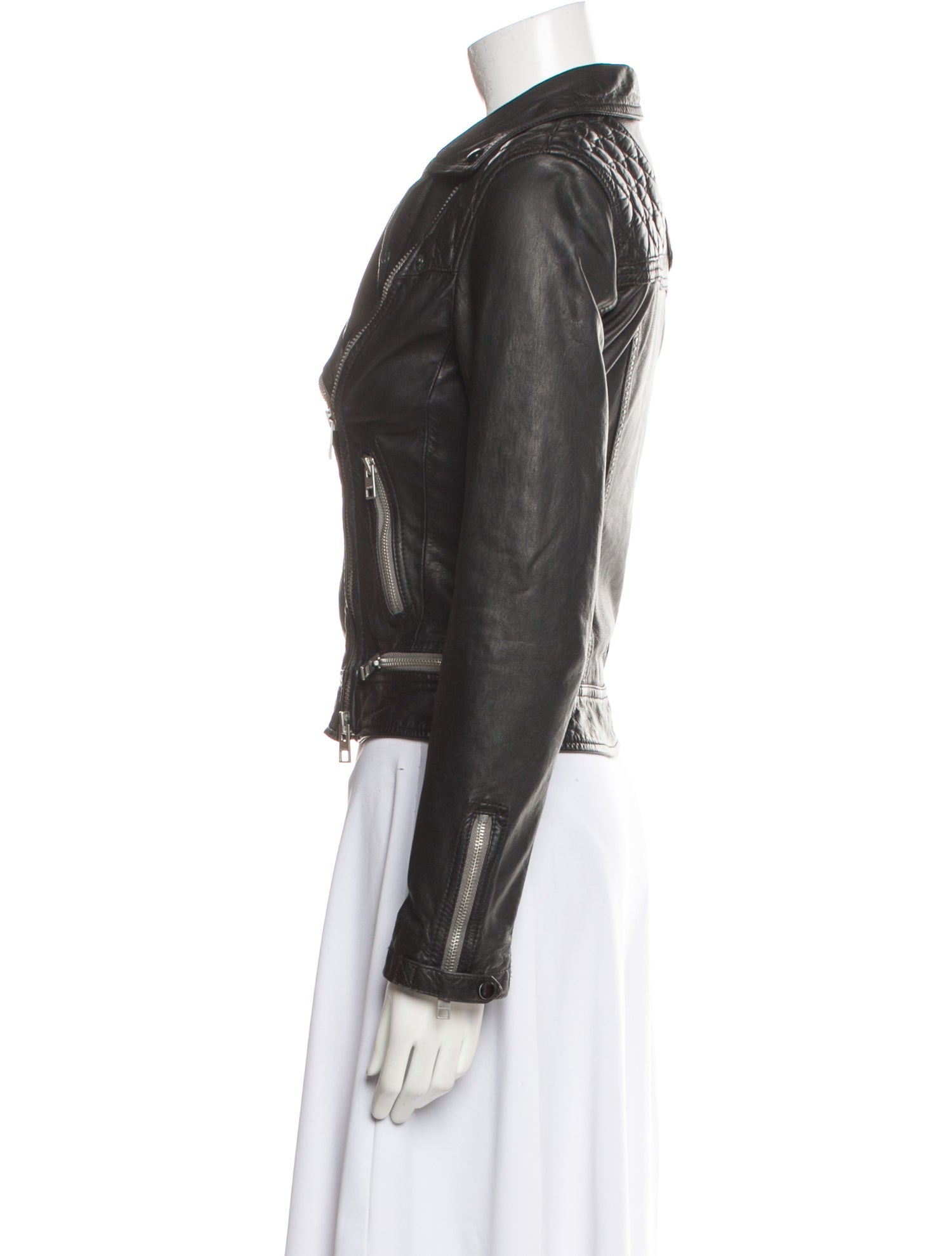 AllSaints Leather Biker Jacket