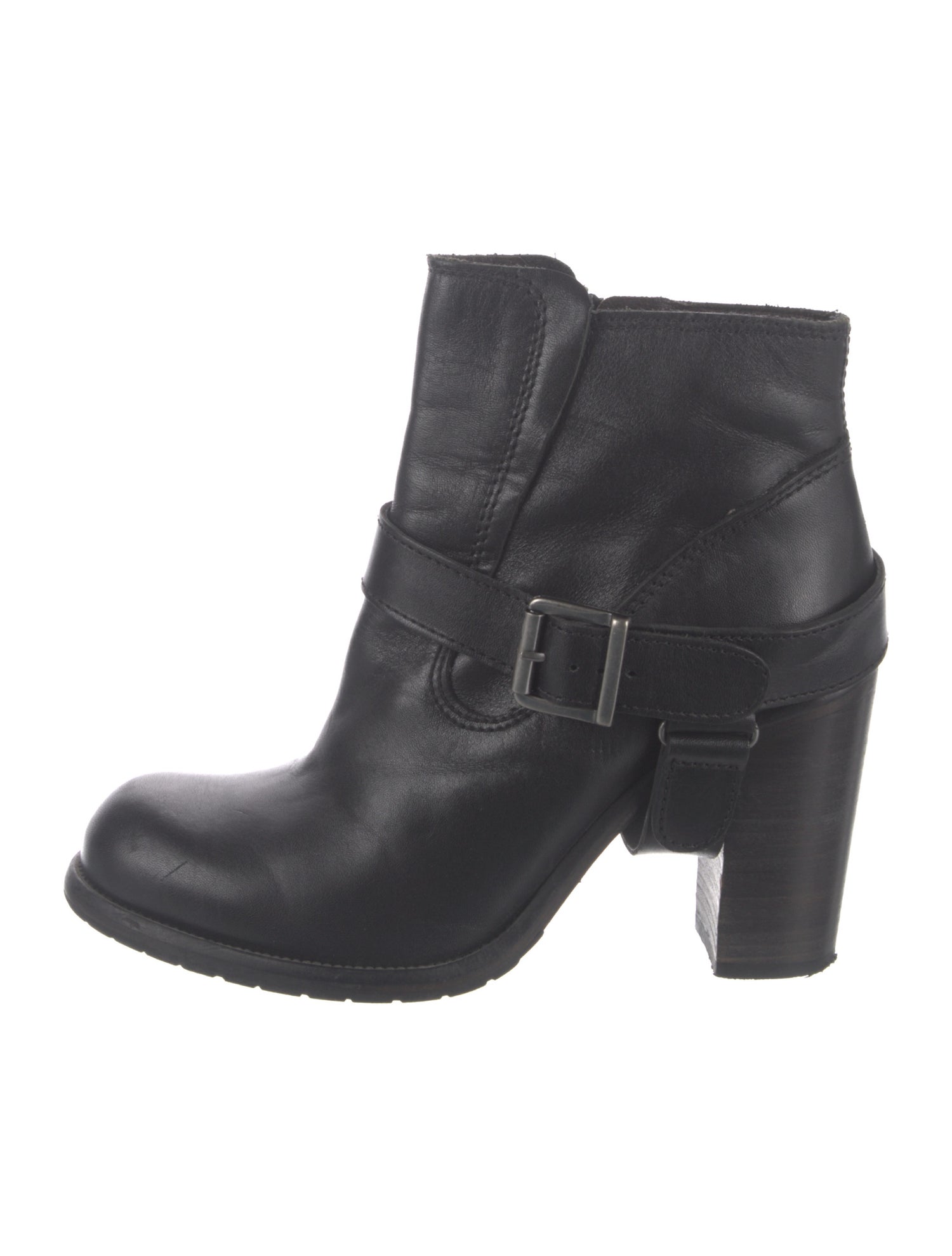 AllSaints Leather Moto Boots