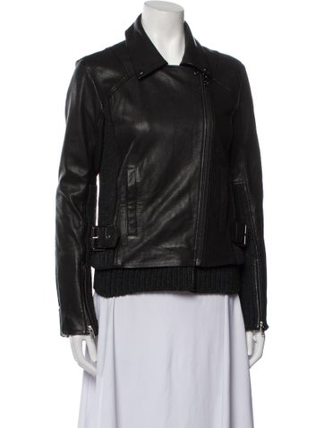 AllSaints Jackets Leather Biker Jacket S