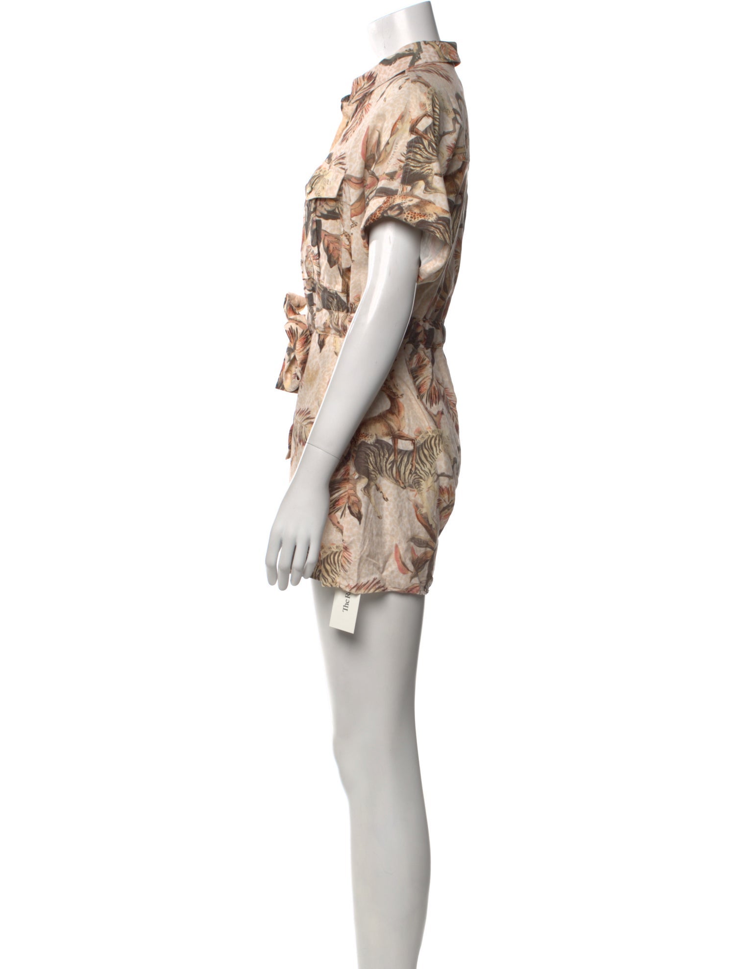 AllSaints Floral Print Romper