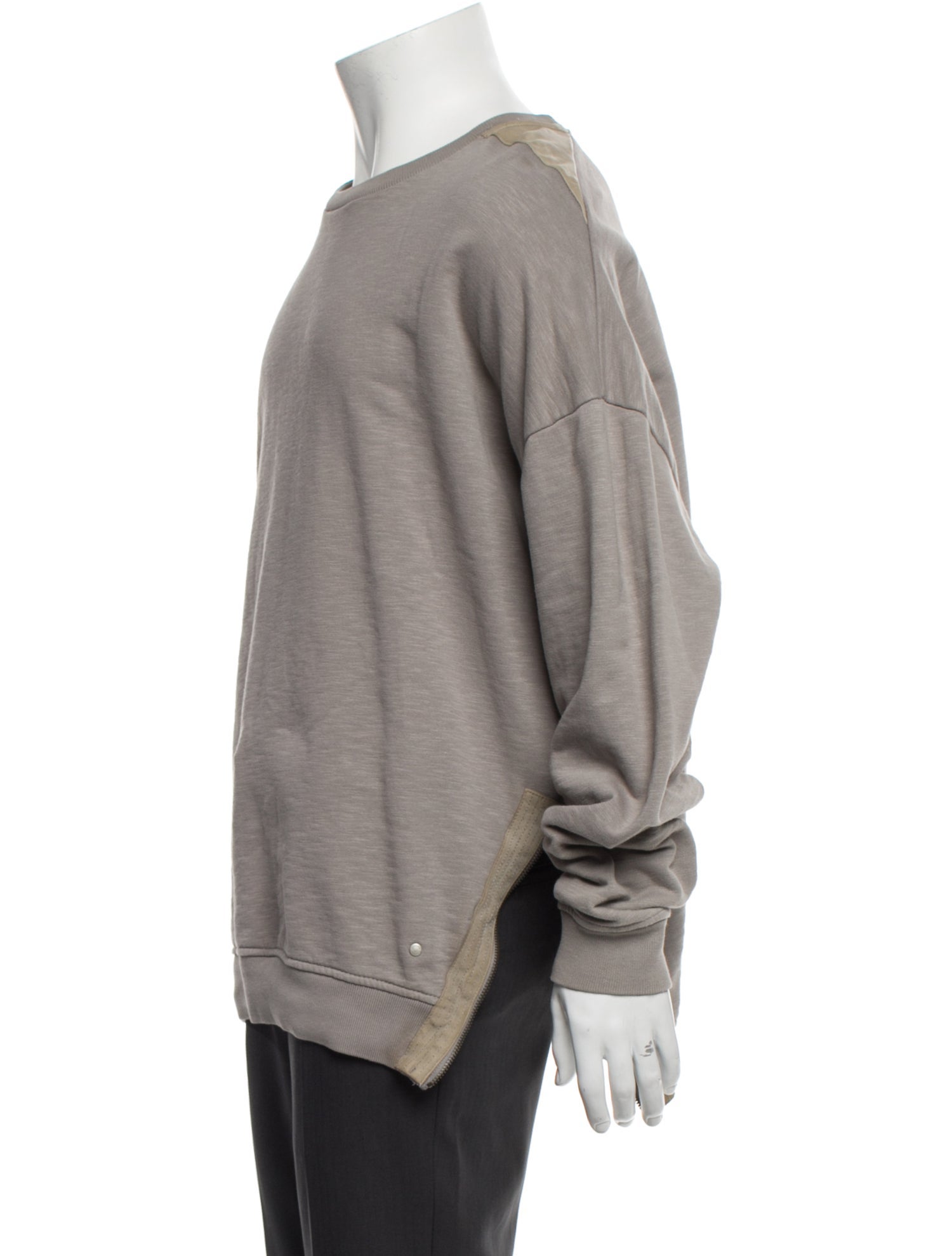 AllSaints Crew Neck Long Sleeve Sweatshirt