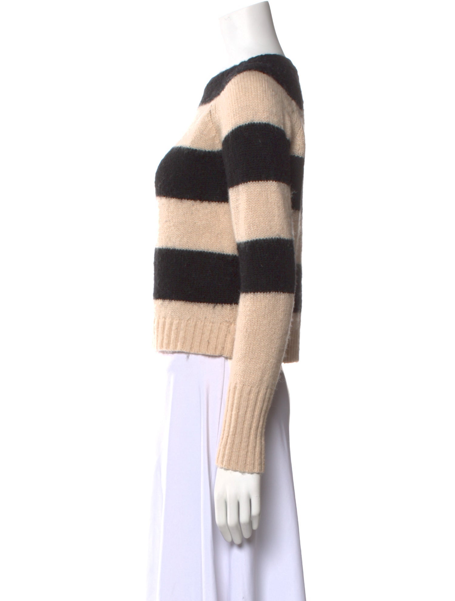 AllSaints Striped Crew Neck Sweater