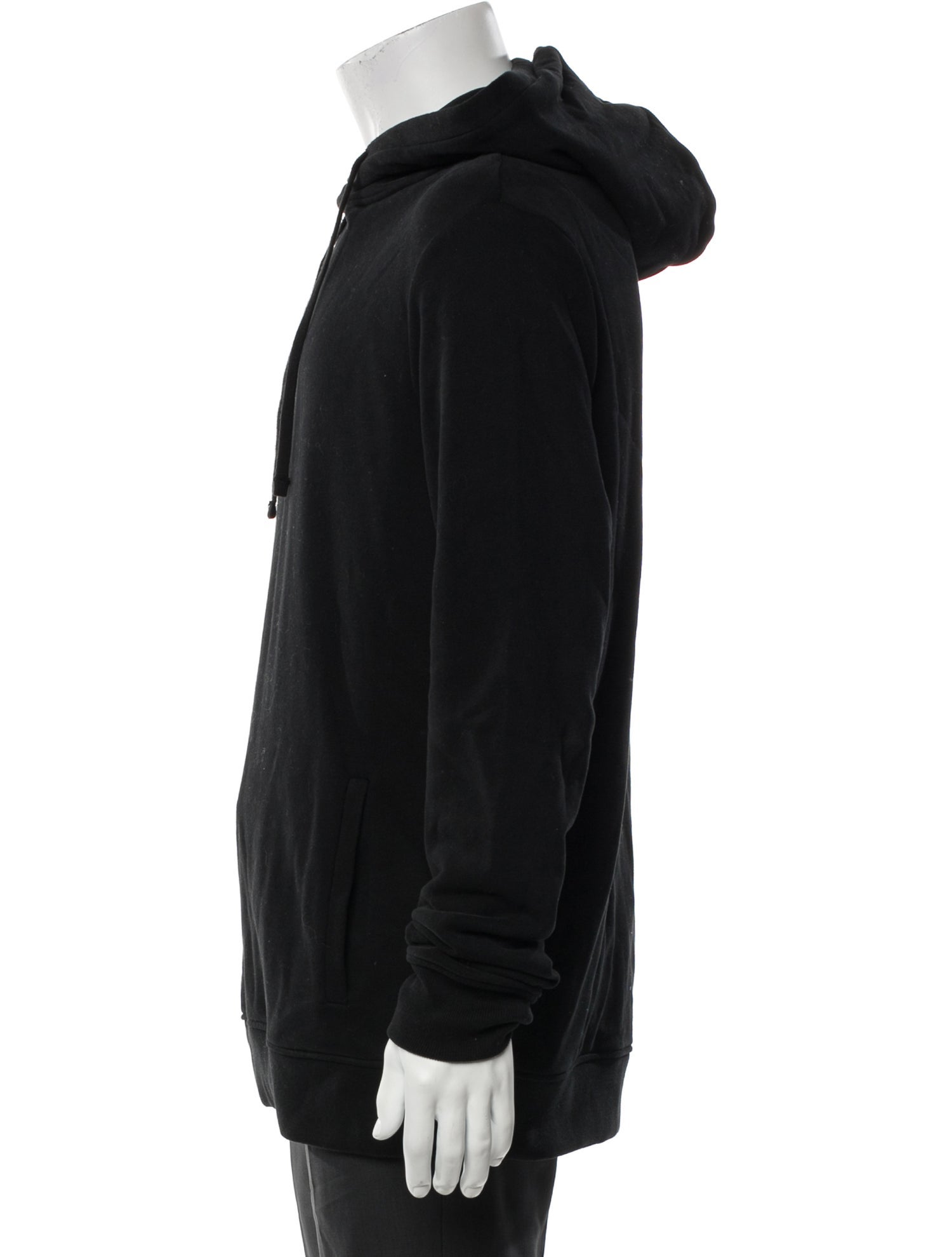 AllSaints Graphic Print Crew Neck Hoodie