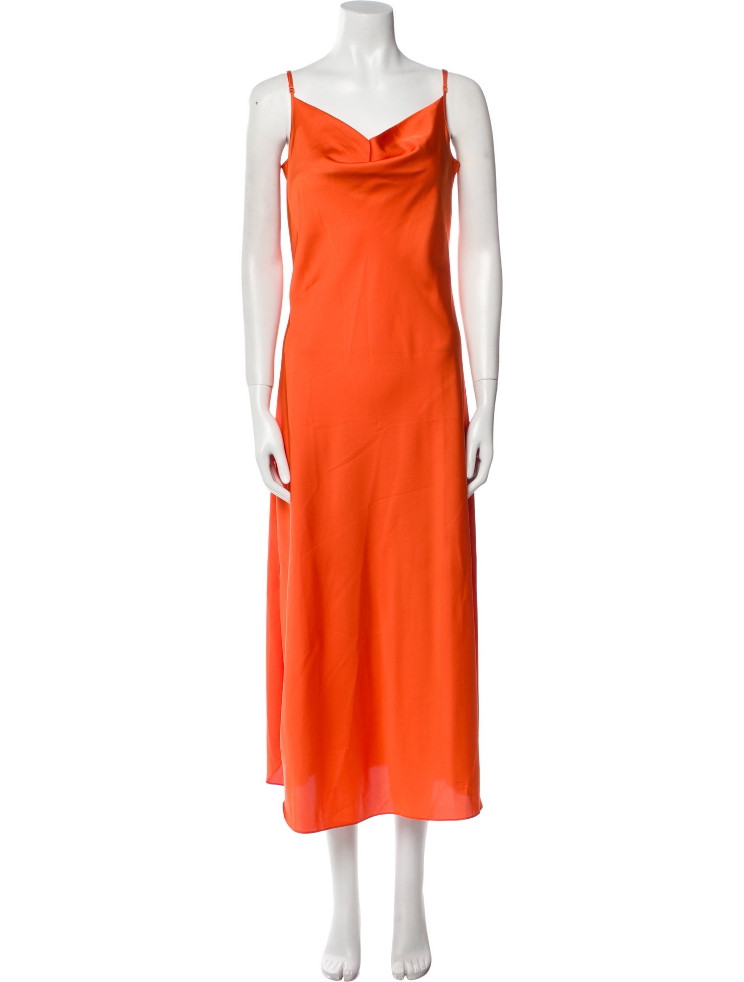 AllSaints V-Neck Midi Length Dress