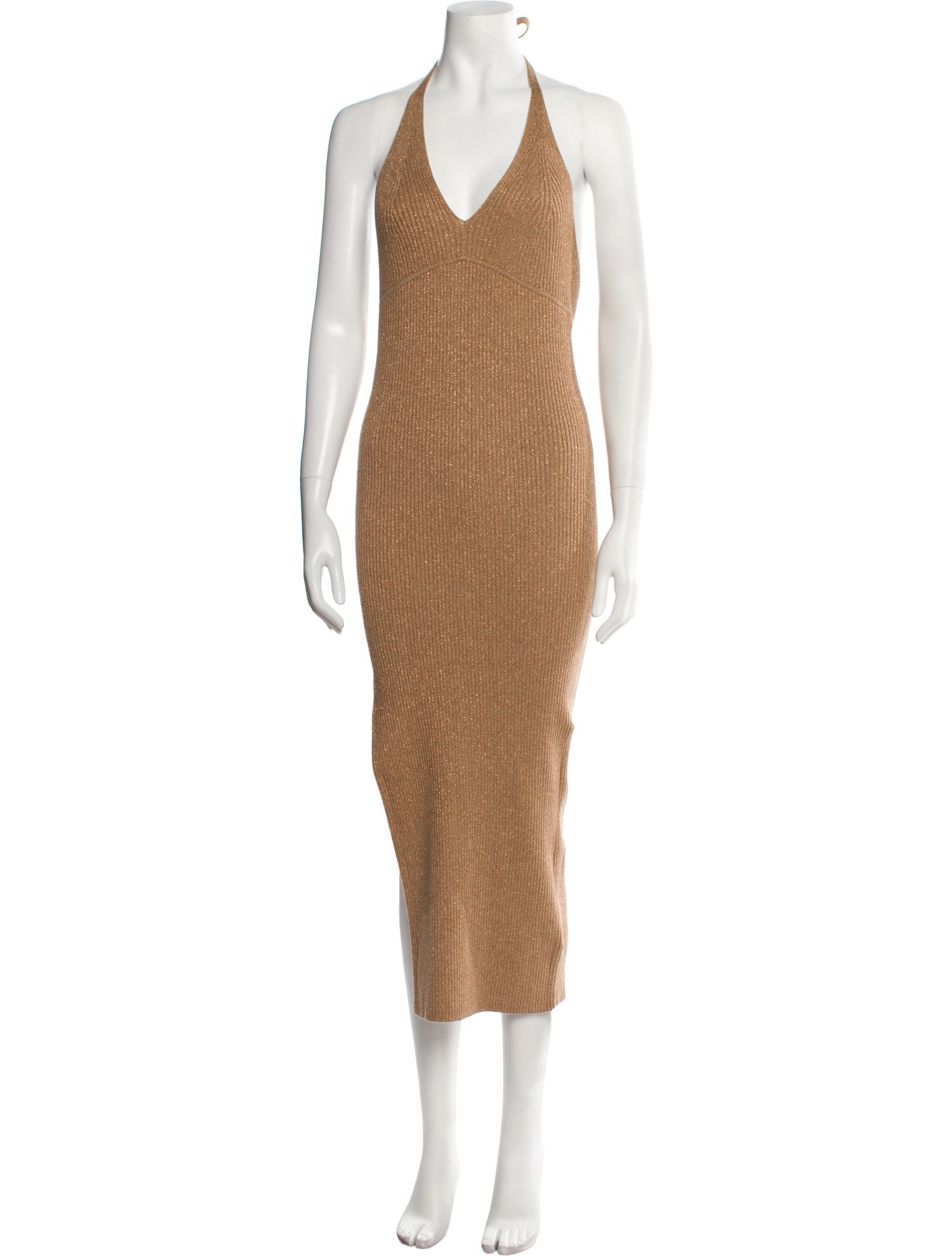 AllSaints Halterneck Long Dress